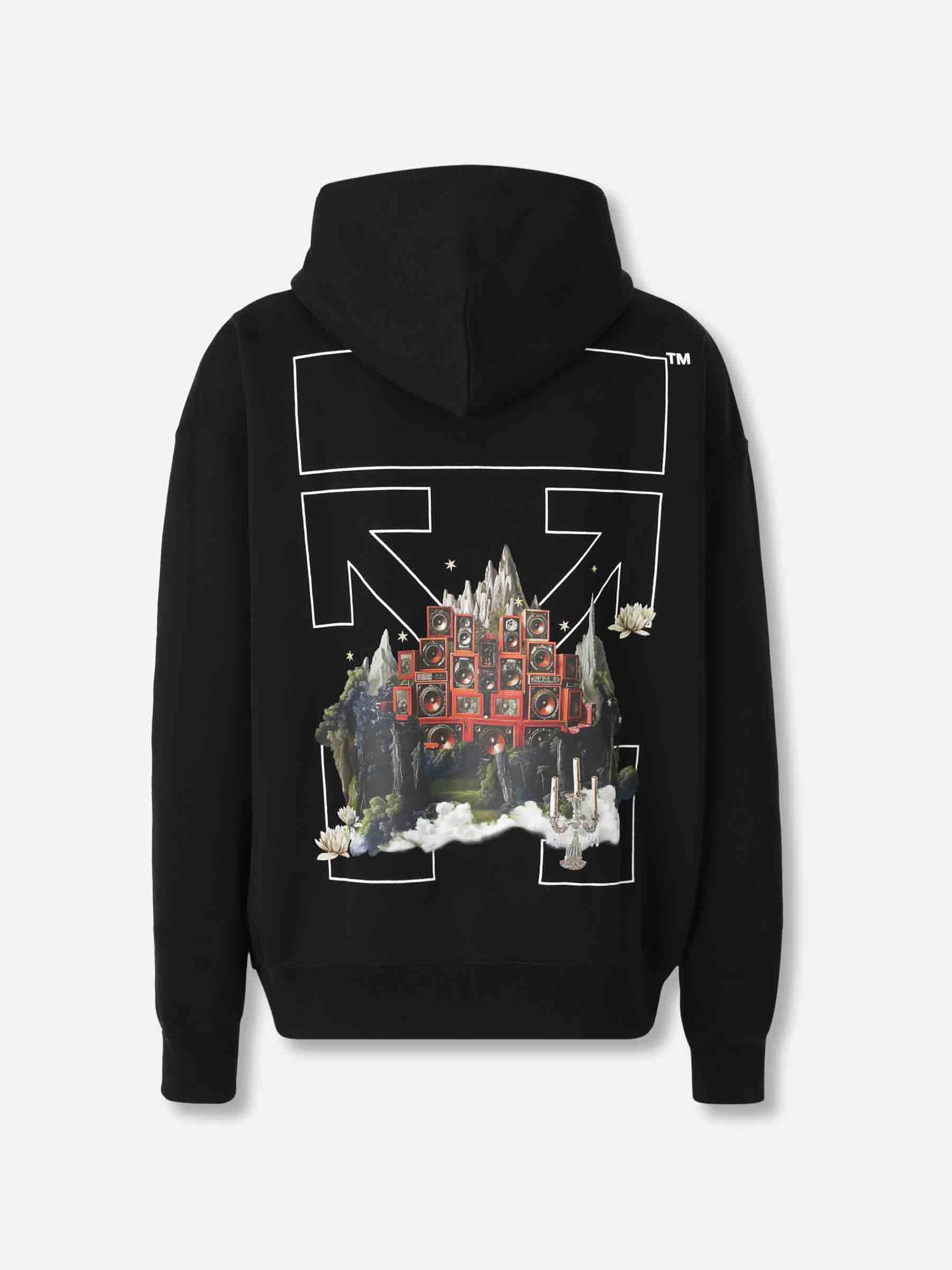 Оригінальна Hoodie Logo Off-white – вид ззаду