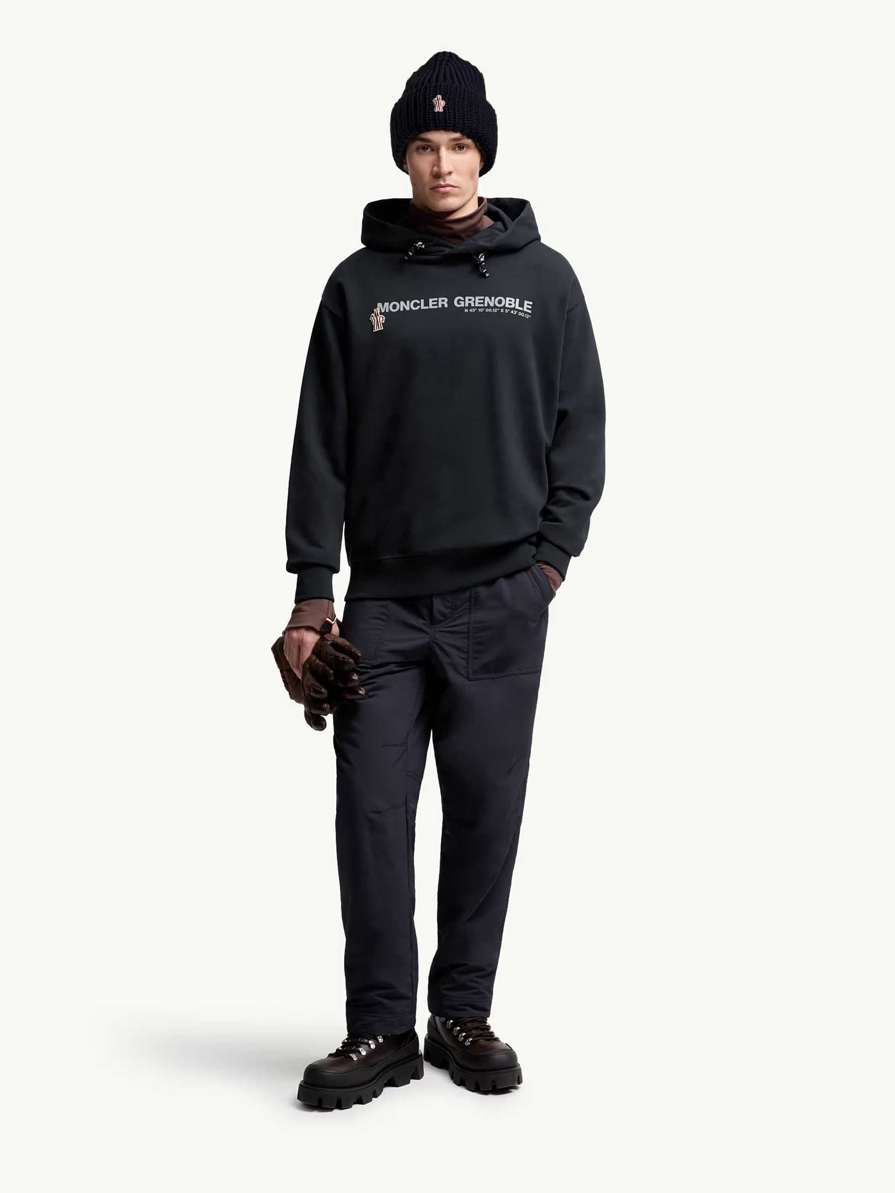 Hoodie Logo Moncler – Гарантія оригінальності – вид ззаду