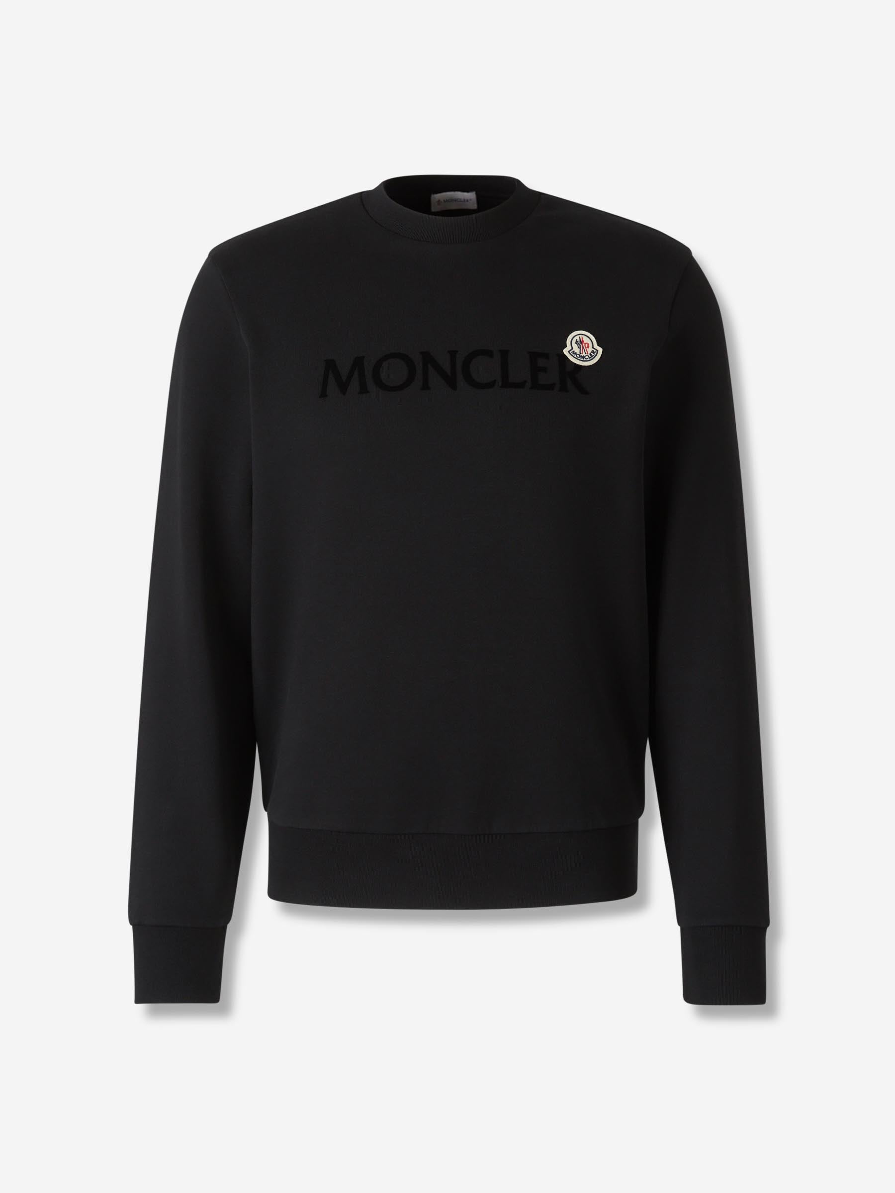 Оригінальна Round Neck Sweatshirt Moncler – боковий вид