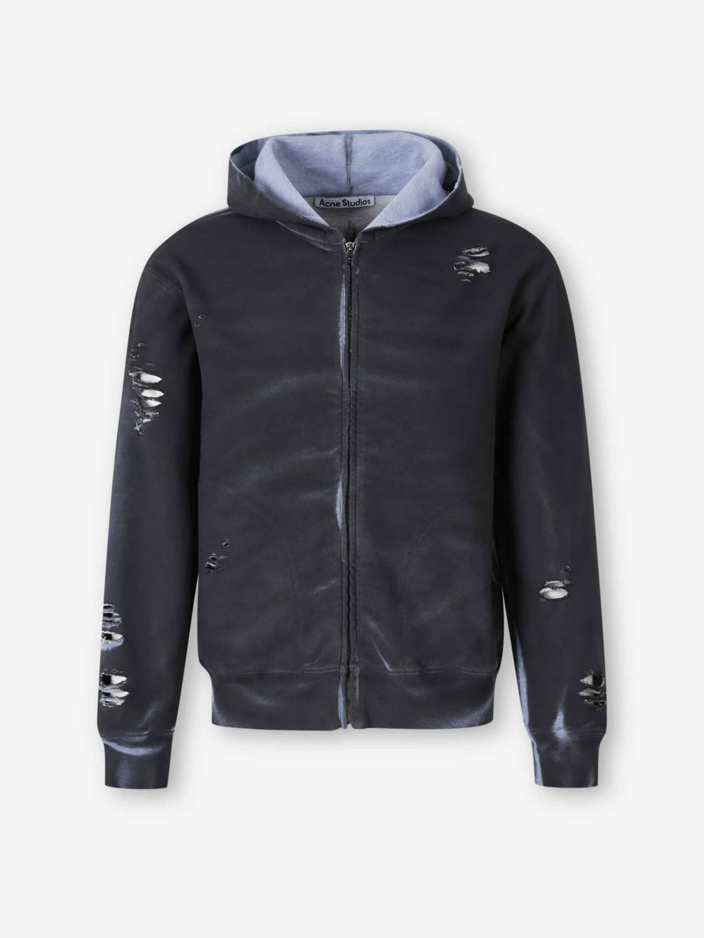 Hooded Zipper Sweatshirt Acne studios – Гарантія оригінальності – боковий вид