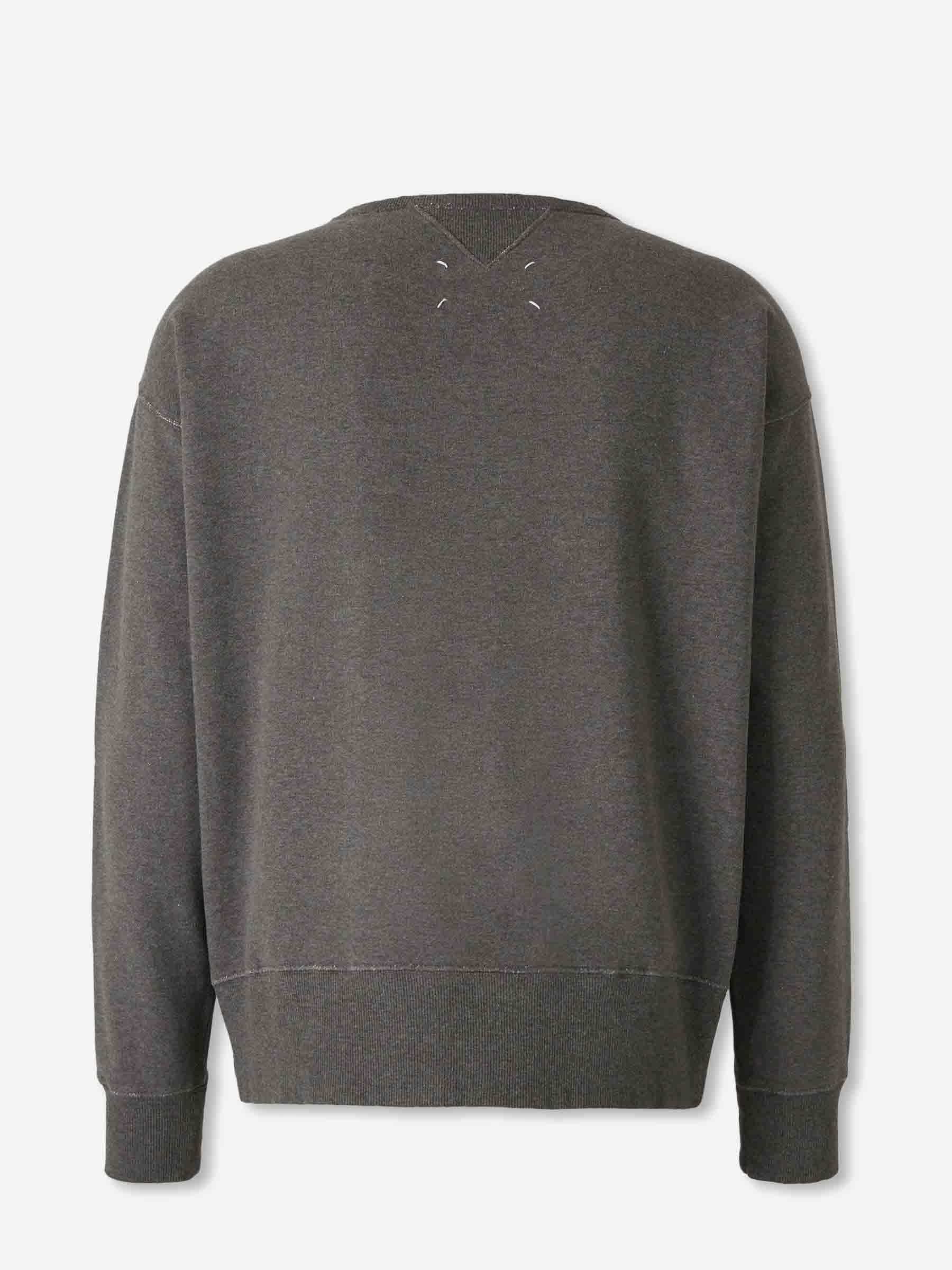 Оригінальна Round Neck Sweatshirt Maison margiela – вид ззаду