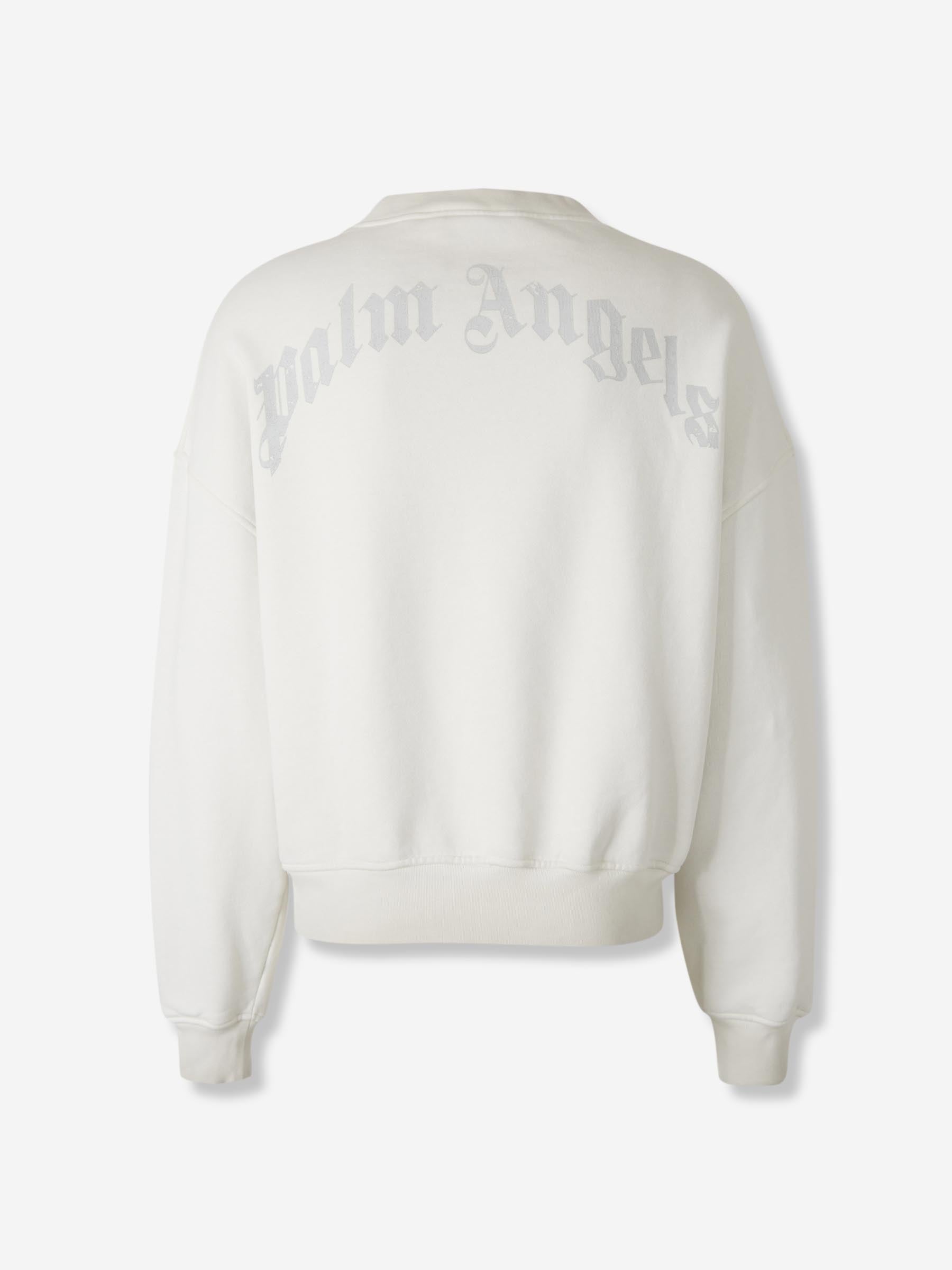 Crew Neck Sweatshirt Palm angels – Гарантія оригінальності – вид ззаду