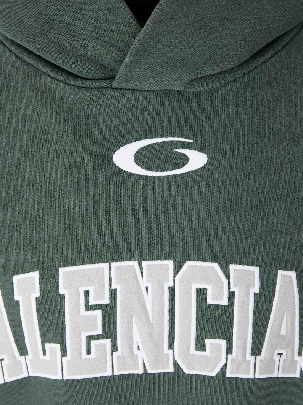 Hooded Sweatshirt Logo Balenciaga – Гарантія оригінальності – детальний вид