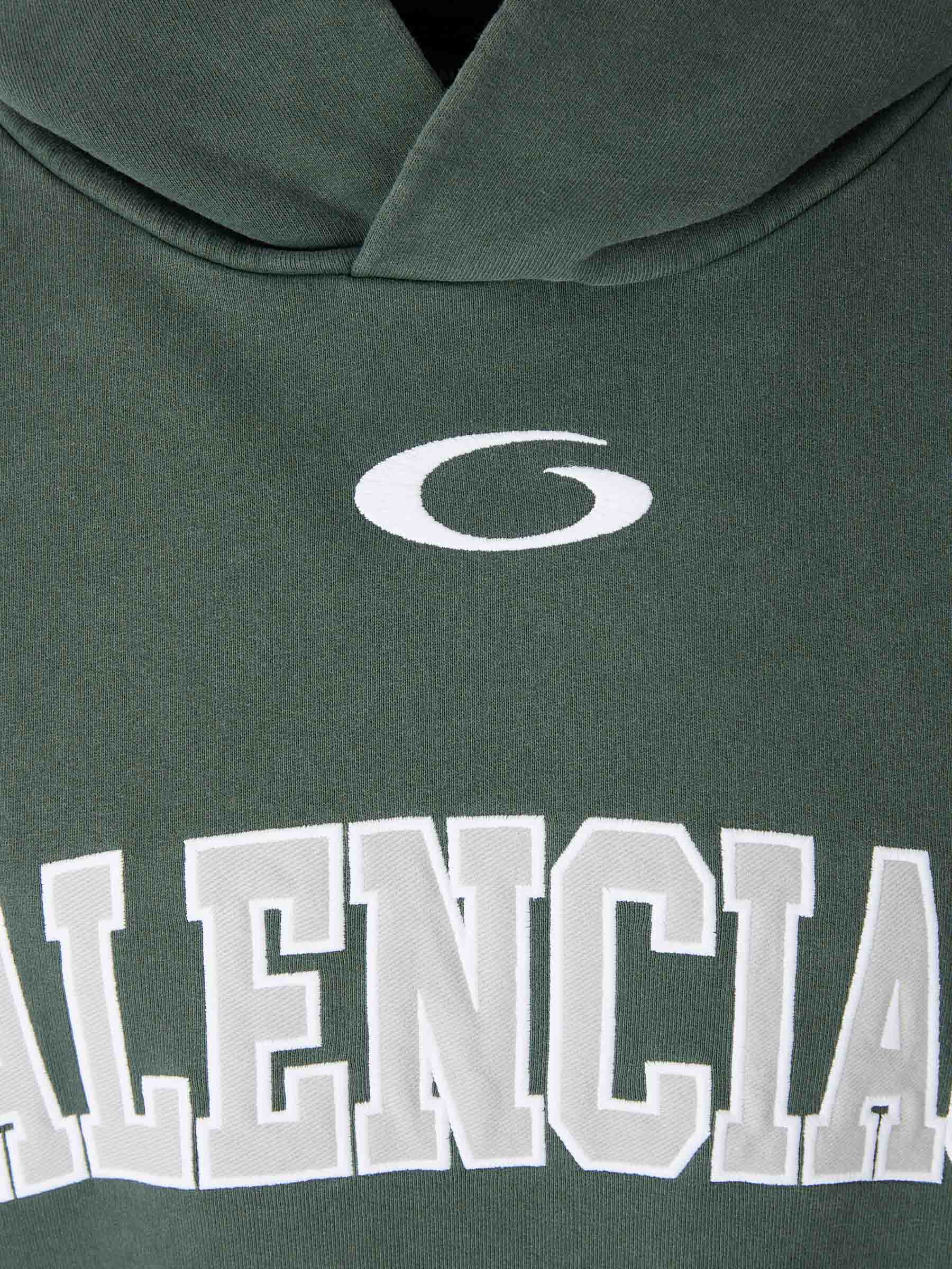 Hooded Sweatshirt Logo Balenciaga – Гарантія оригінальності – детальний вид