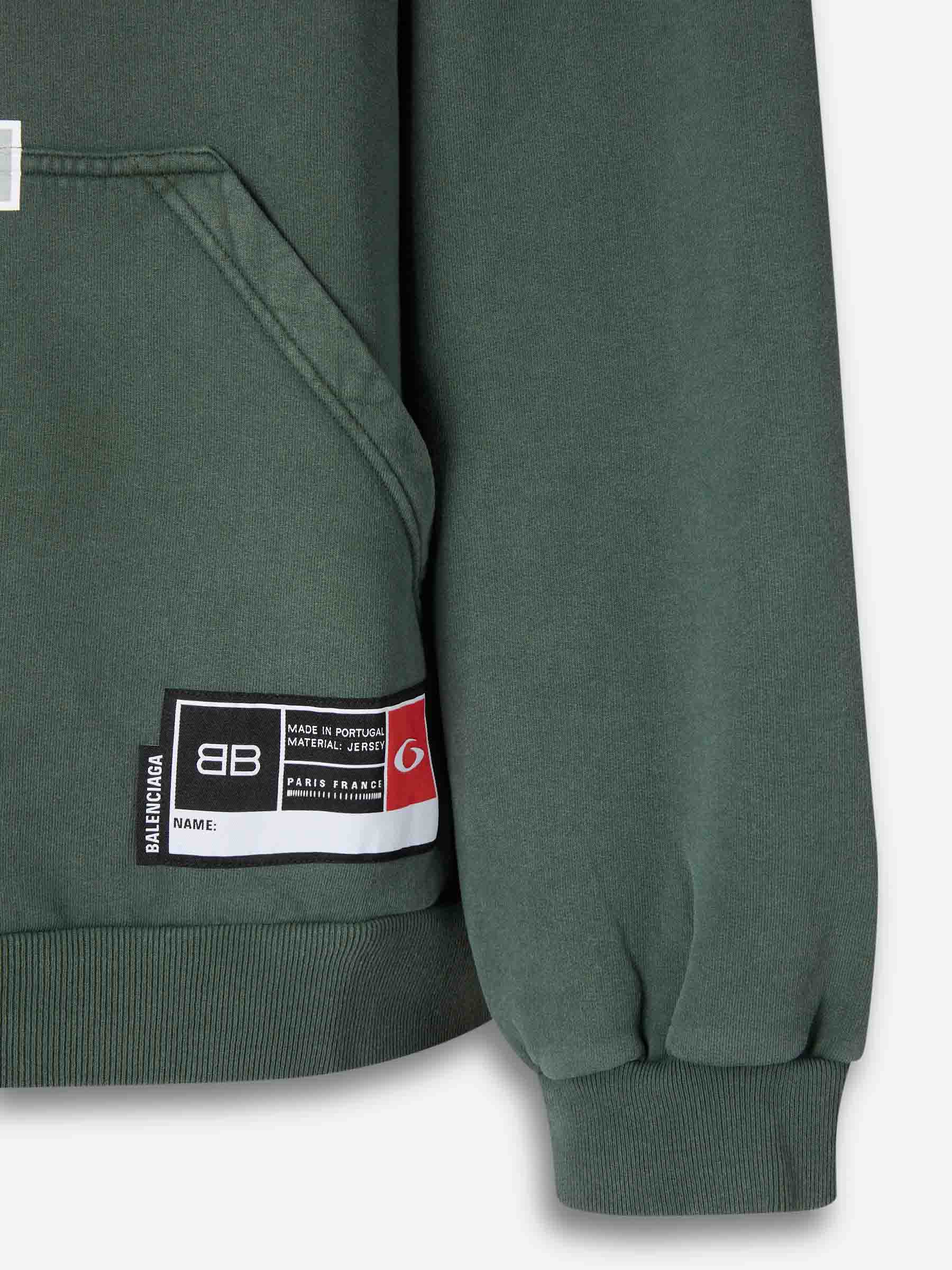 Hooded Sweatshirt Logo Balenciaga – Гарантія оригінальності – збільшений вид
