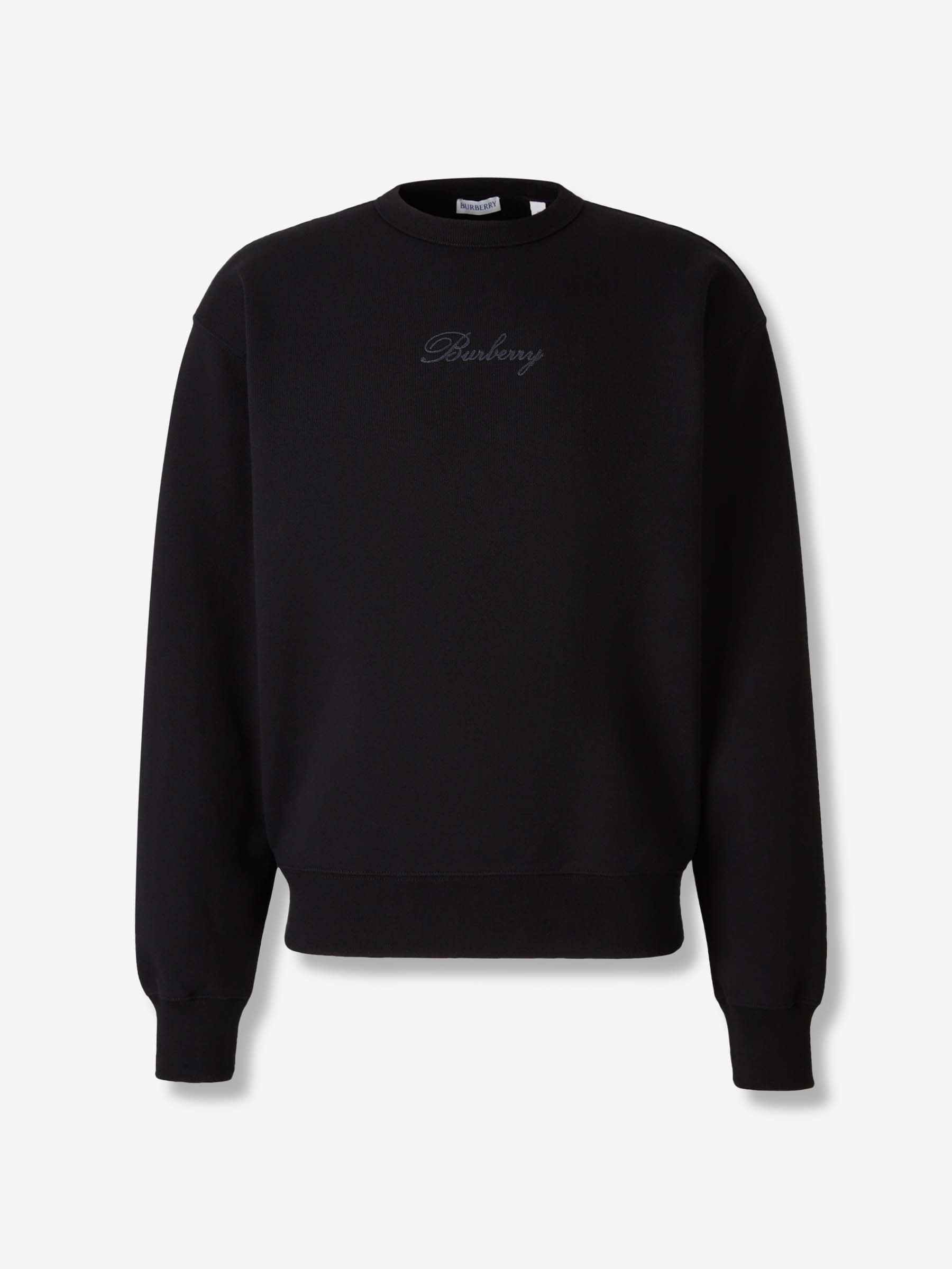 Round Neck Sweatshirt Burberry – Гарантія оригінальності – боковий вид