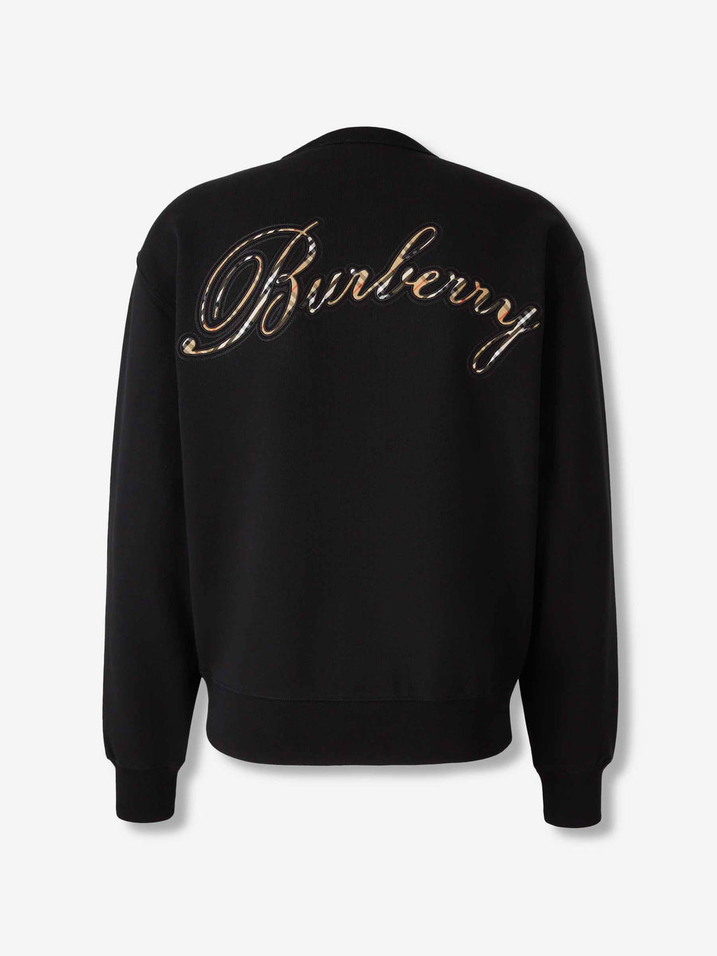 Round Neck Sweatshirt Burberry – Гарантія оригінальності – вид ззаду