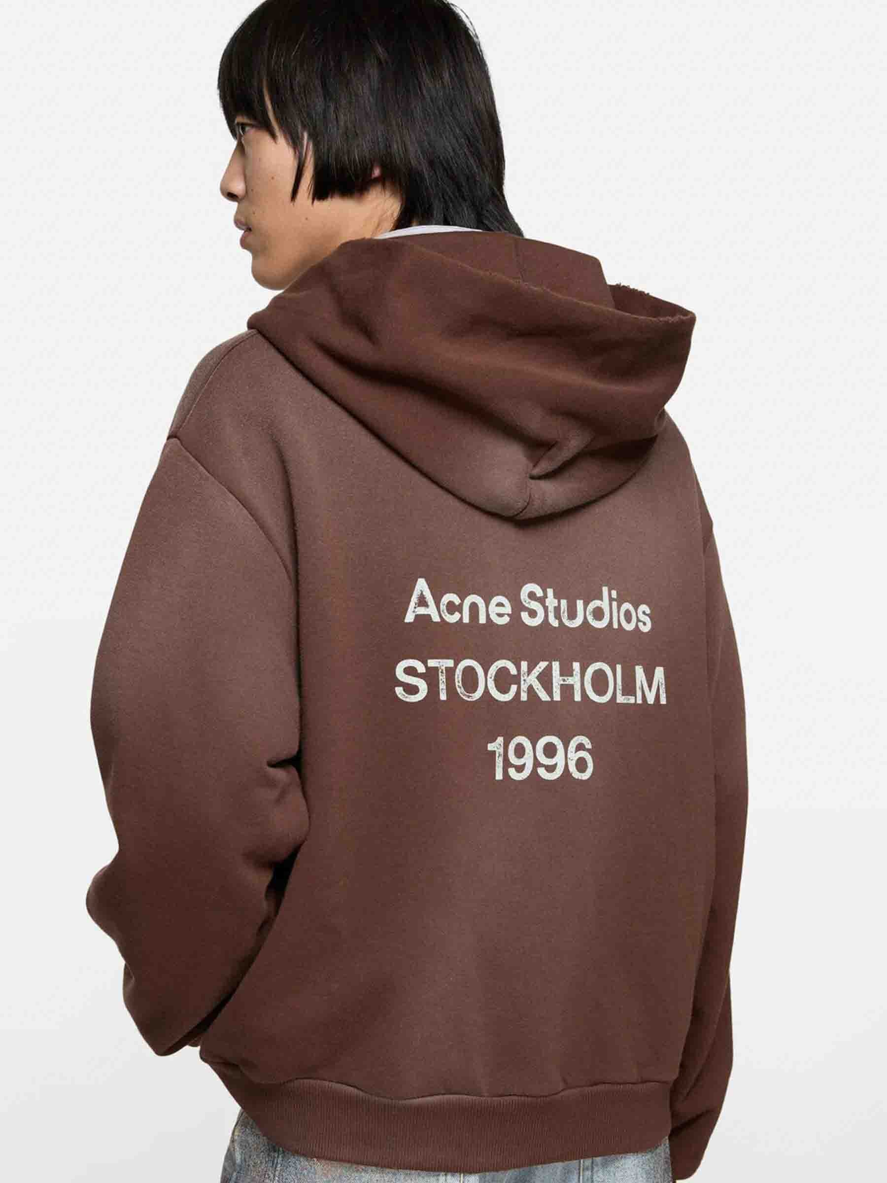 Оригінальна Logo Hoodie Acne studios – вид ззаду