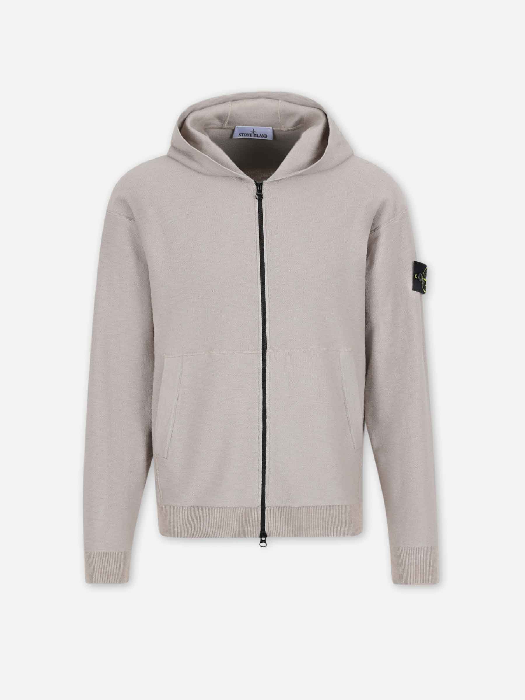 Оригінальна Zip-Up Hoodie Stone island – боковий вид