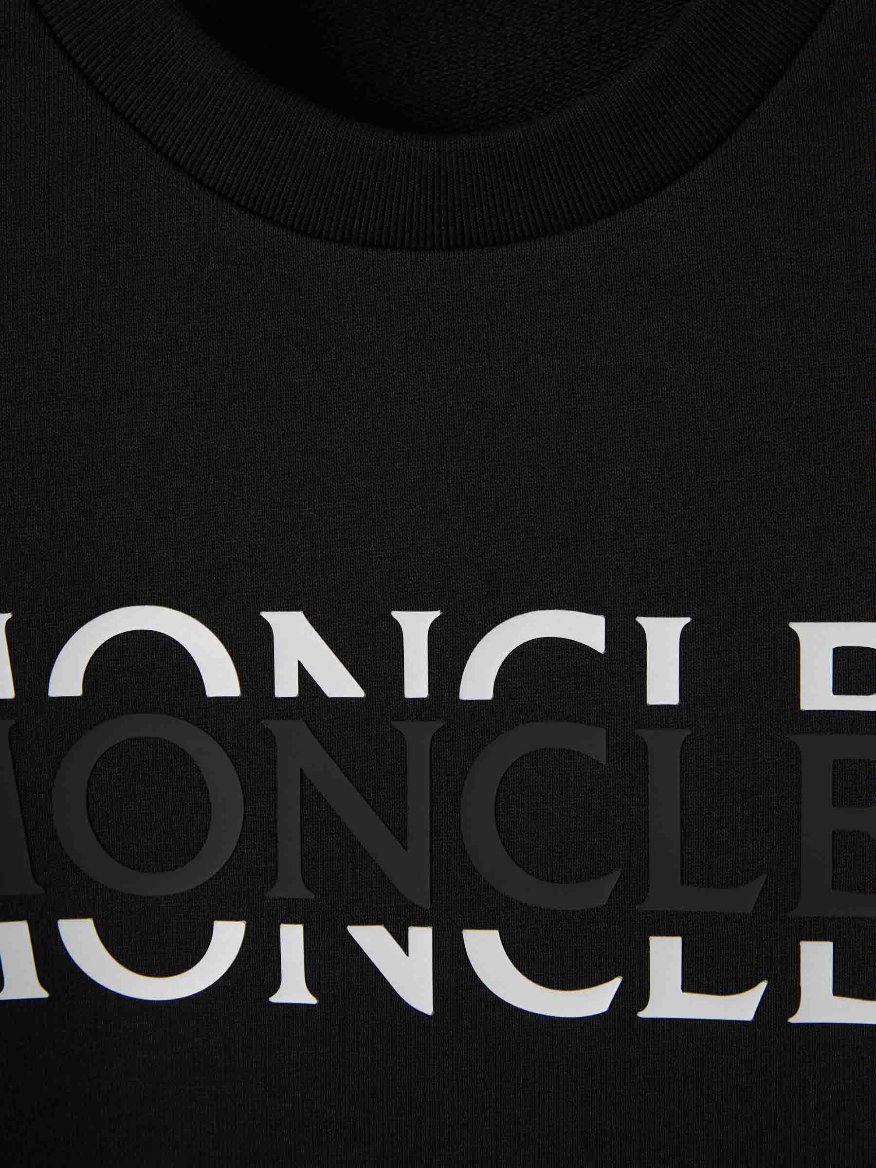 Crew Neck Sweatshirt Moncler – Гарантія оригінальності – детальний вид