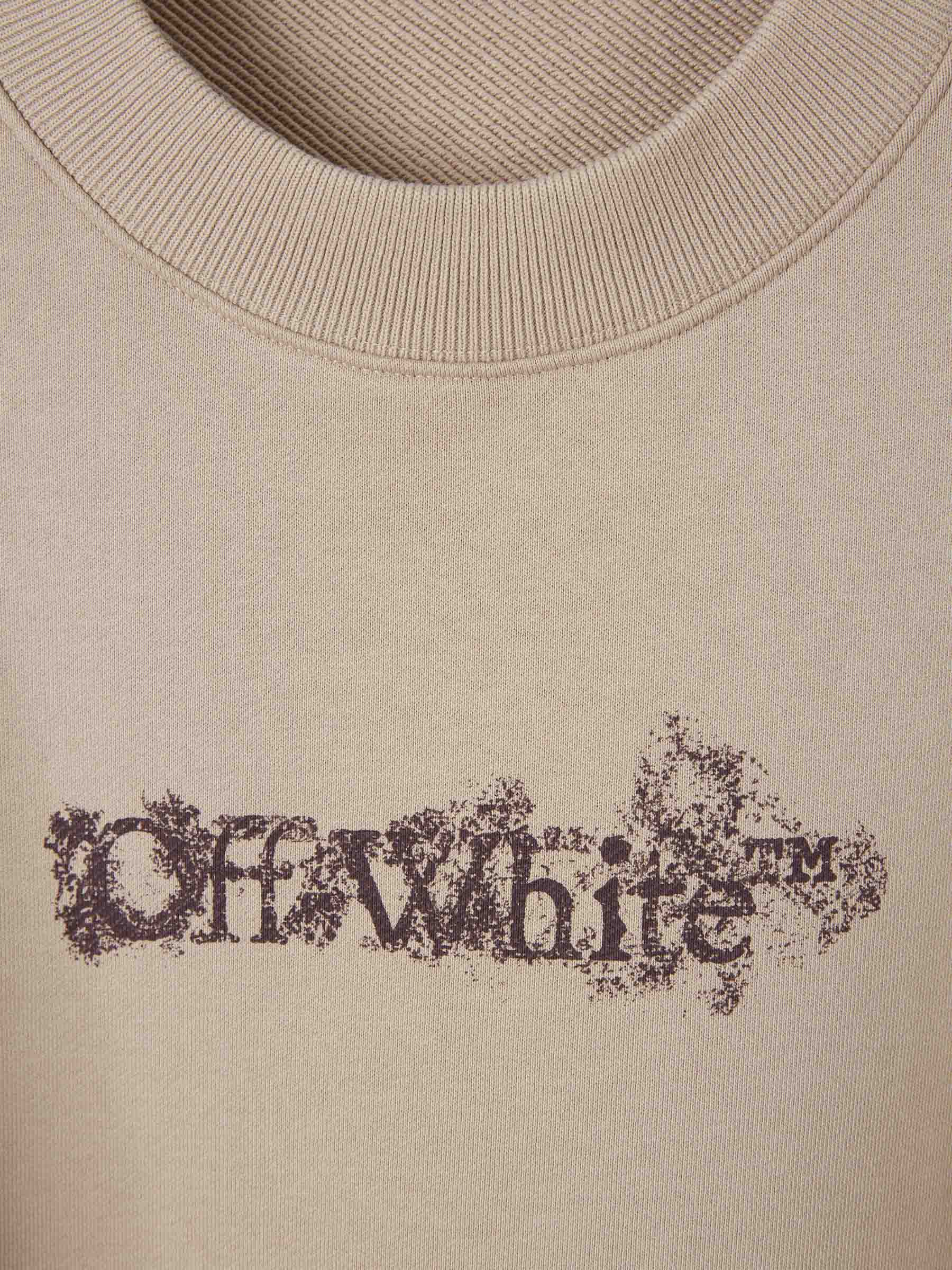 Crew Neck Sweatshirt Off-white – Гарантія оригінальності – детальний вид