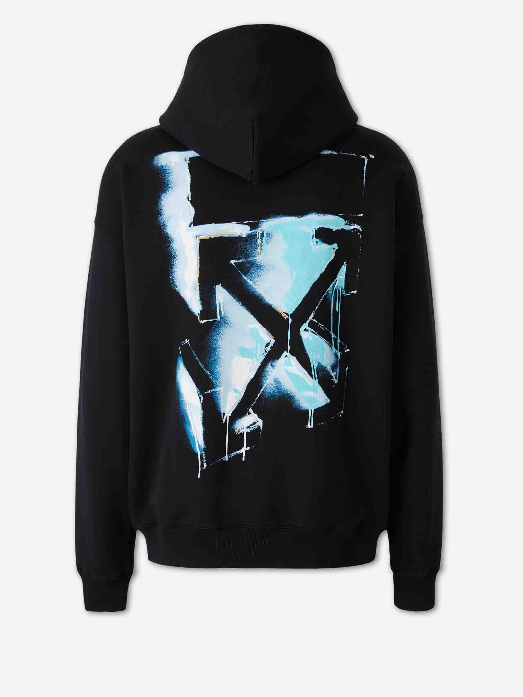 Logo Hoodie Off-white – Гарантія оригінальності – вид ззаду