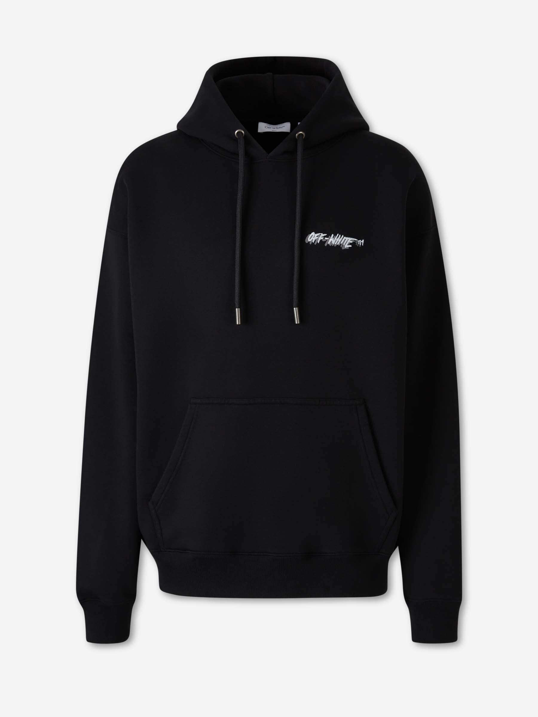 Logo Hoodie Off-white – Гарантія оригінальності – боковий вид