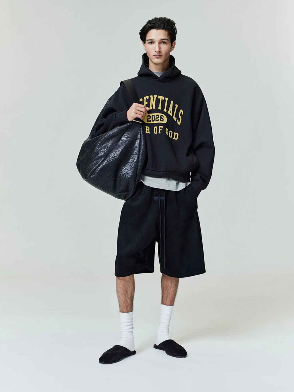 Оригінальна Cotton Hoodie Fear of god – вид ззаду