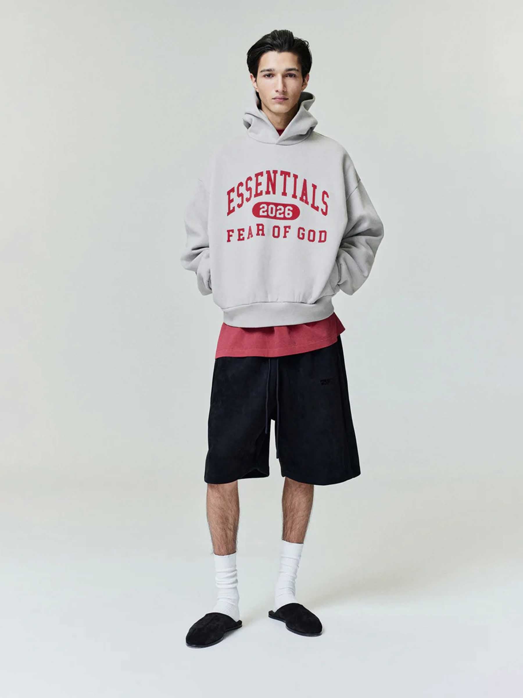 Оригінальна Cotton Hoodie Fear of god – вид ззаду