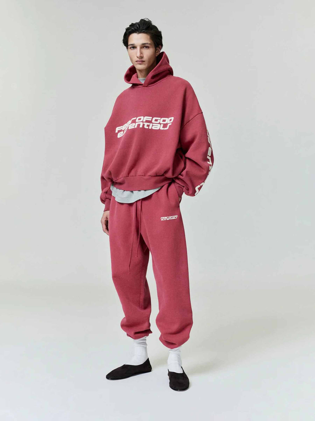 Оригінальна Cotton Hoodie Fear of god – вид ззаду