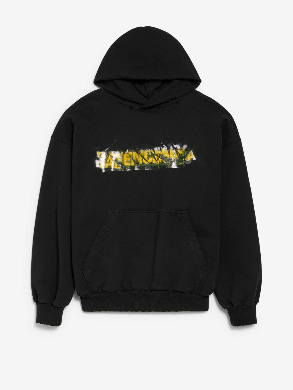 Messy Spray Sweatshirt Balenciaga – Гарантія оригінальності – боковий вид