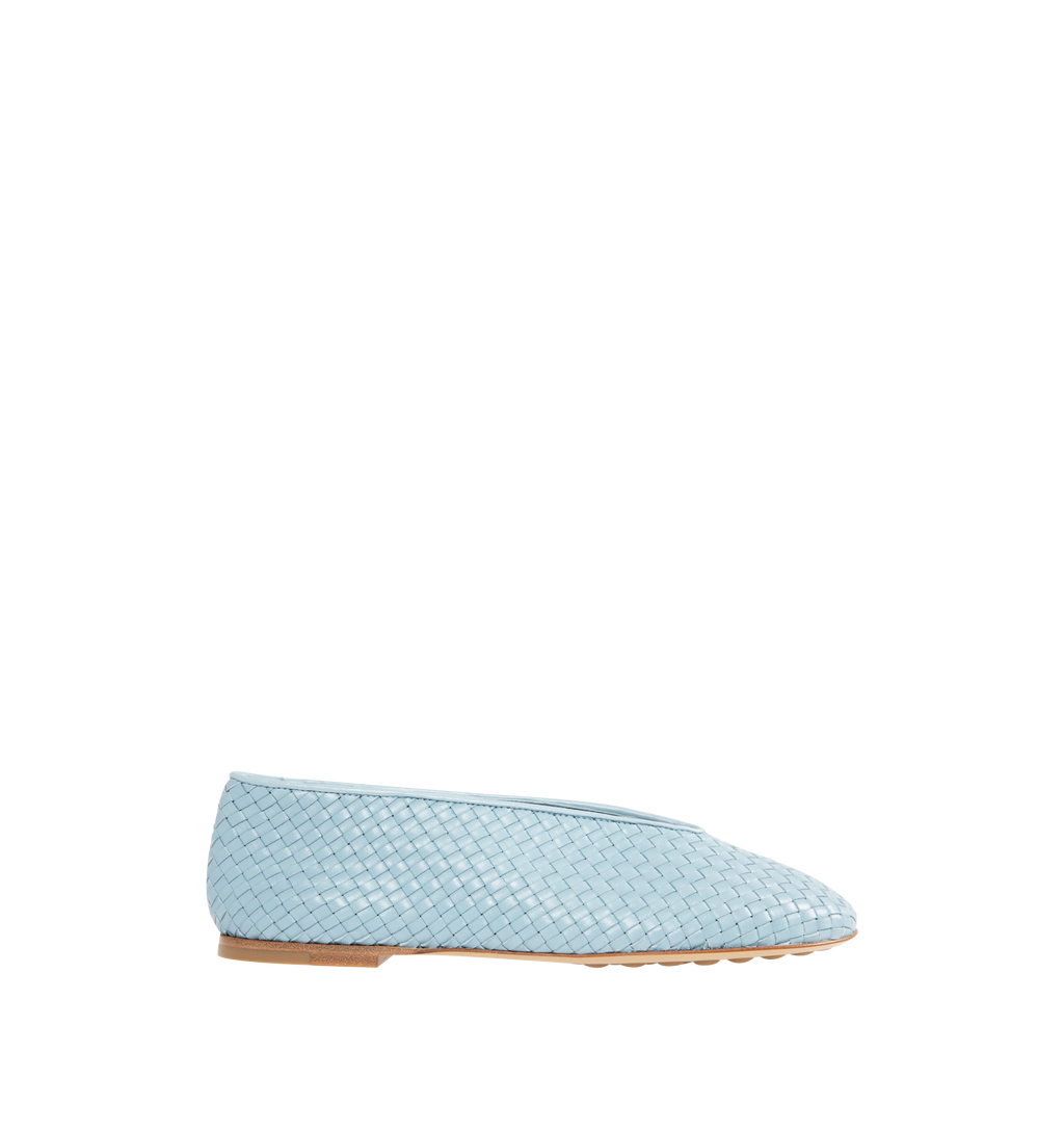 Rosa Ballerina Flat Bottega veneta оригінал – Купити в Україні – боковий вид