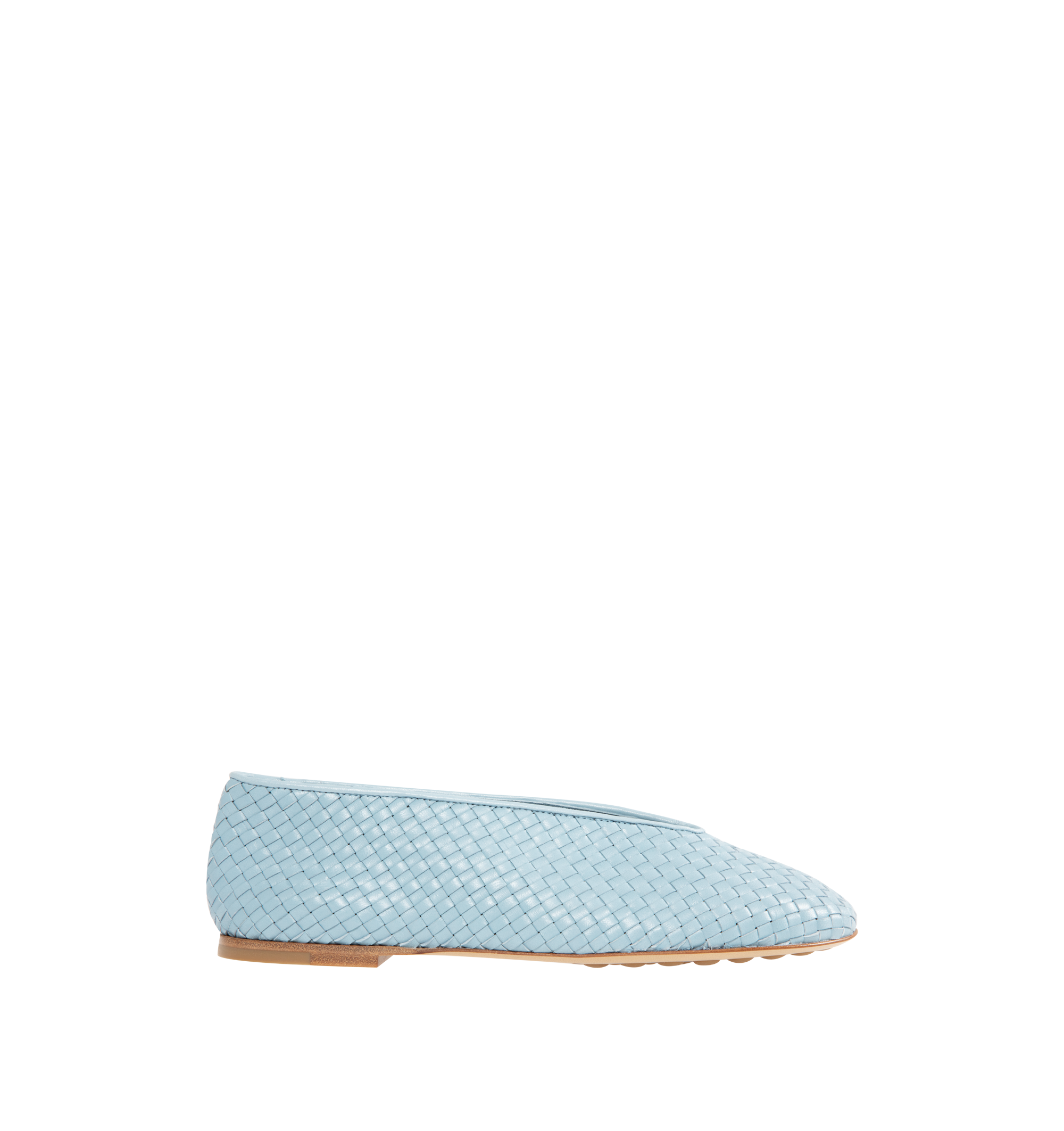 Rosa Ballerina Flat Bottega veneta оригінал – Купити в Україні – боковий вид