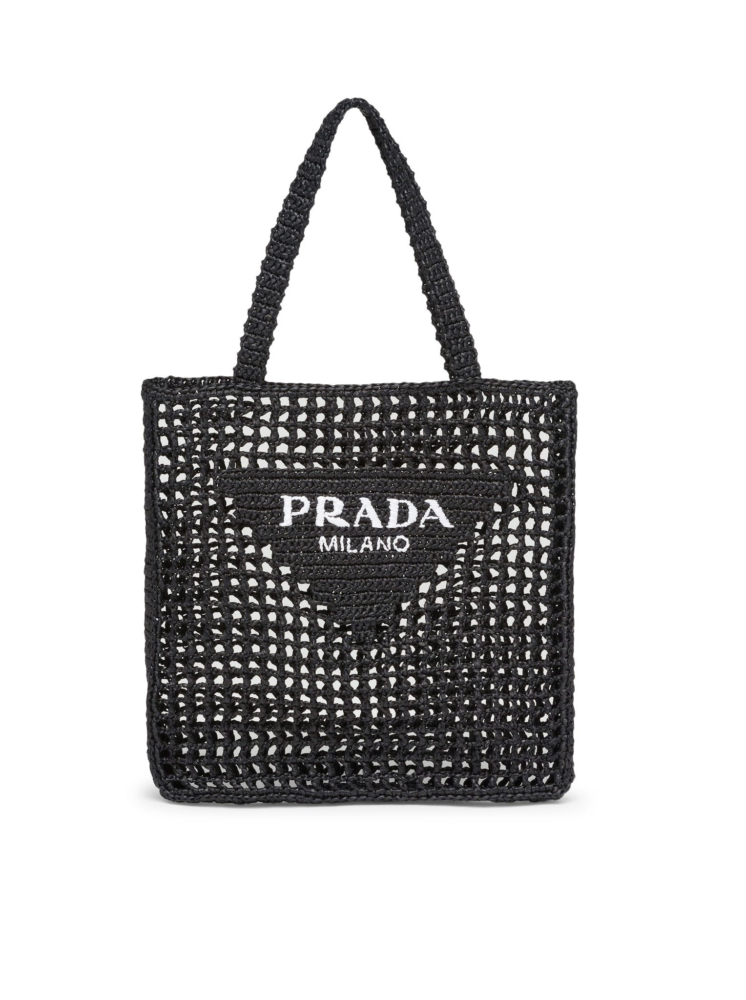 Woven Fabric Shopping Bag Prada оригінал – Купити в Україні – боковий вид