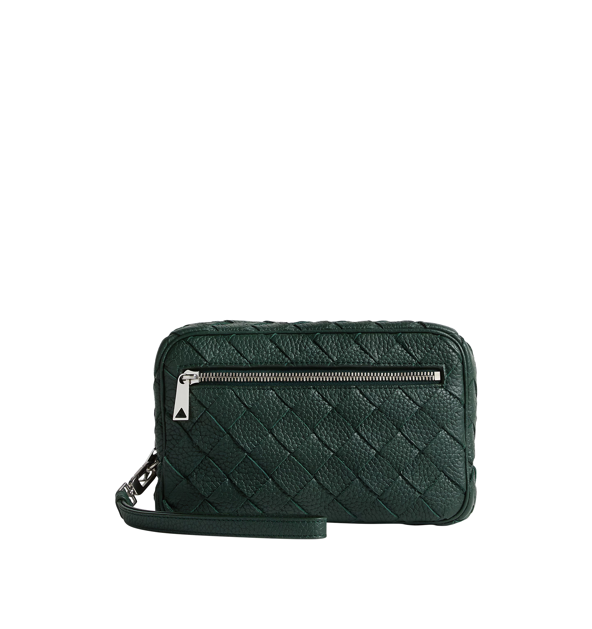 Small Pouch With Wristlet Bottega veneta – Гарантія оригінальності – боковий вид