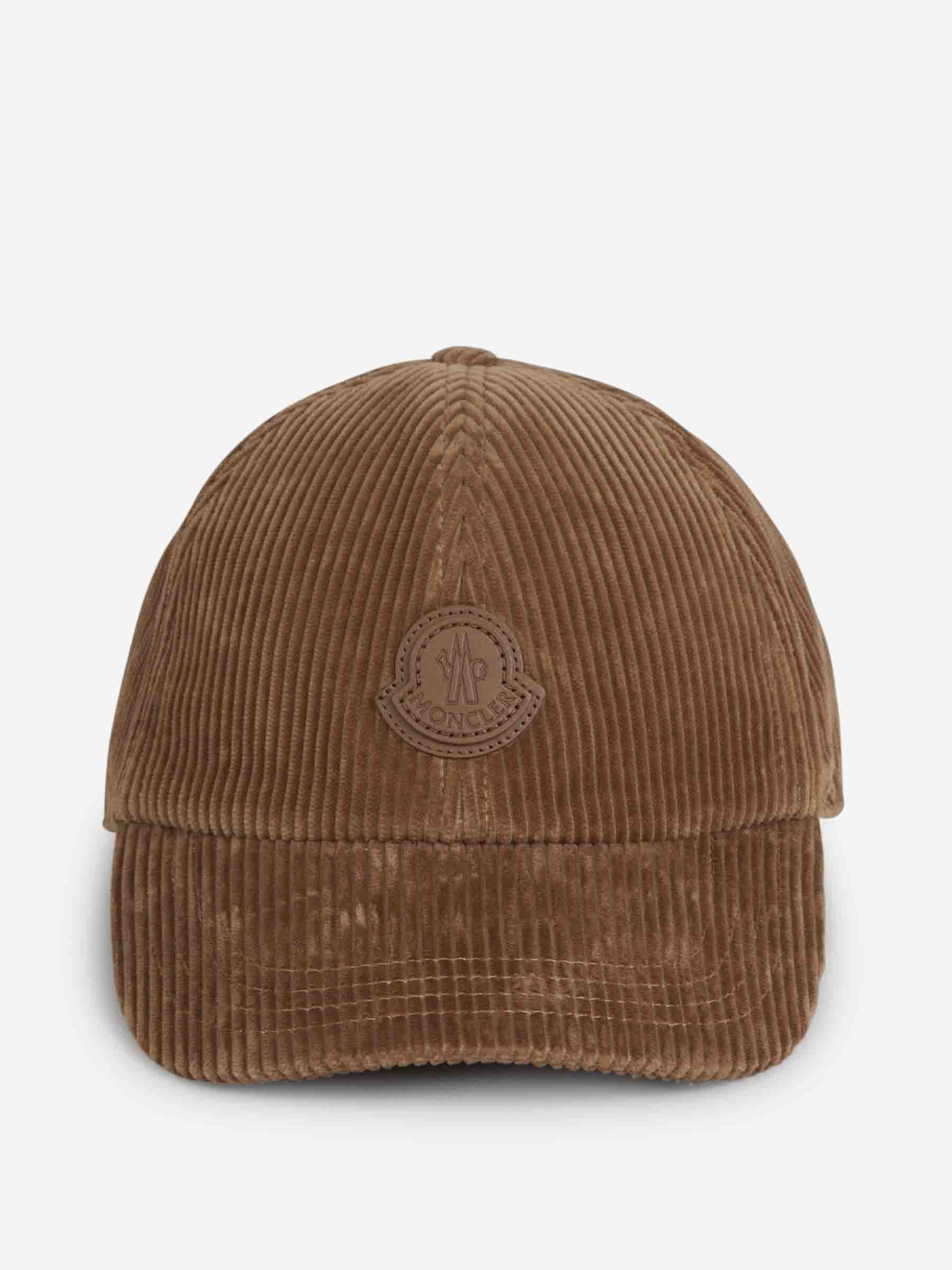 Cotton Logo Cap Moncler – Гарантія оригінальності – вид ззаду