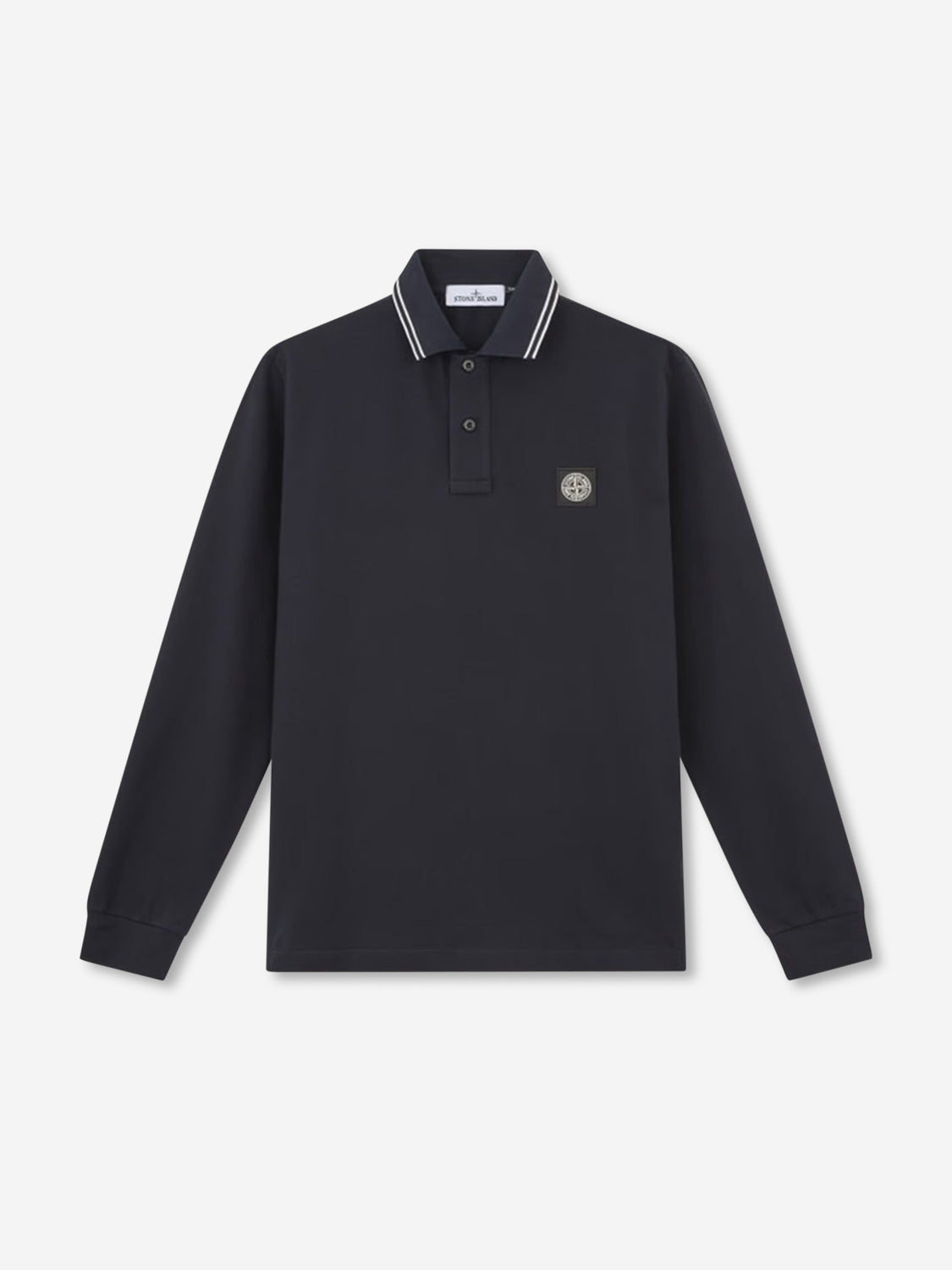 Оригінальна Long Sleeve Polo Stone island – боковий вид