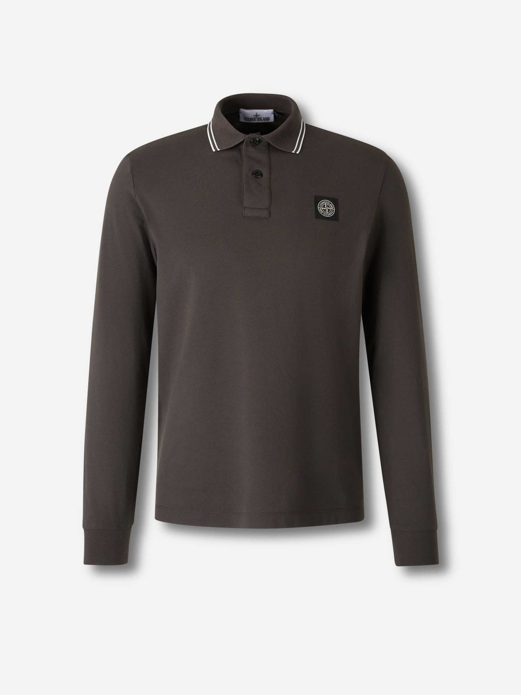 Оригінальна Long Sleeve Polo Stone island – боковий вид