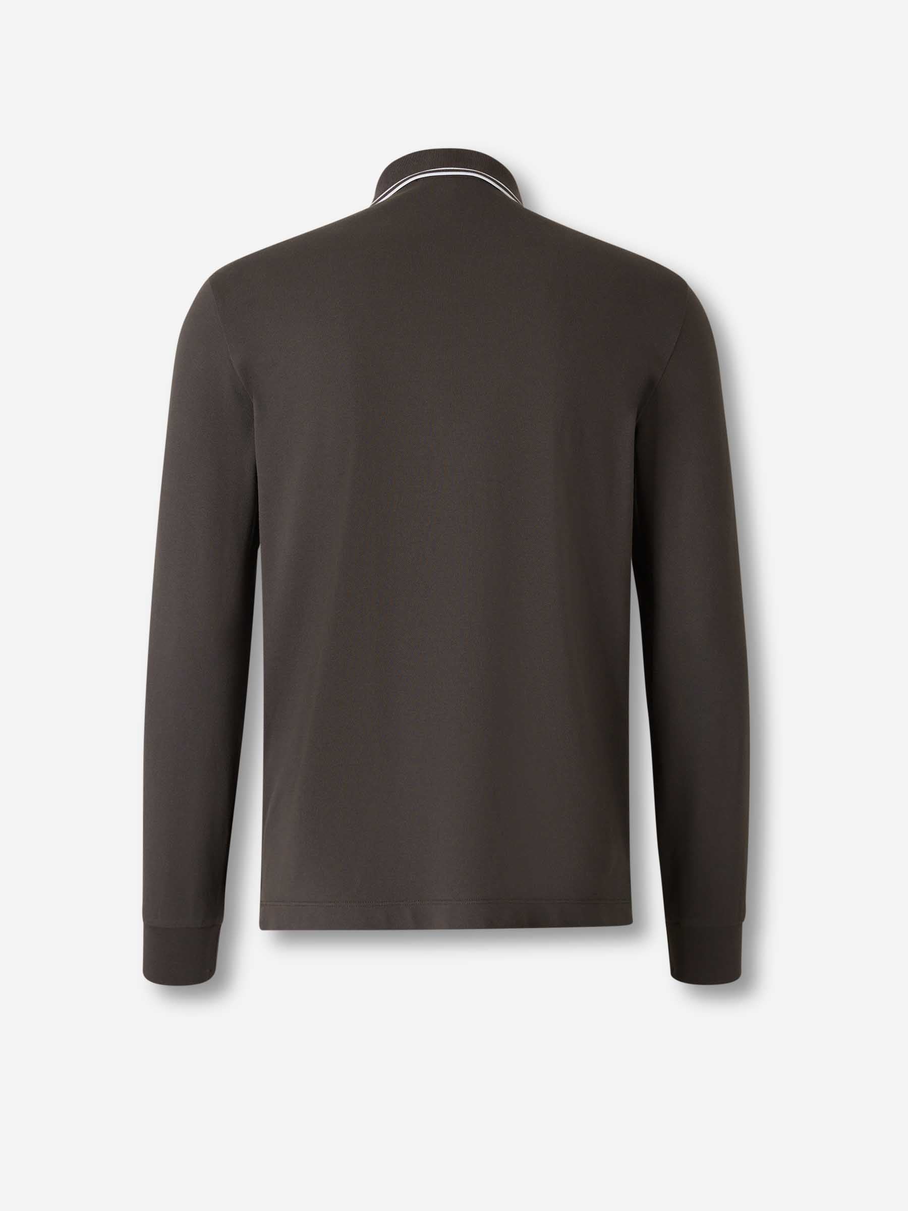 Оригінальна Long Sleeve Polo Stone island – вид ззаду
