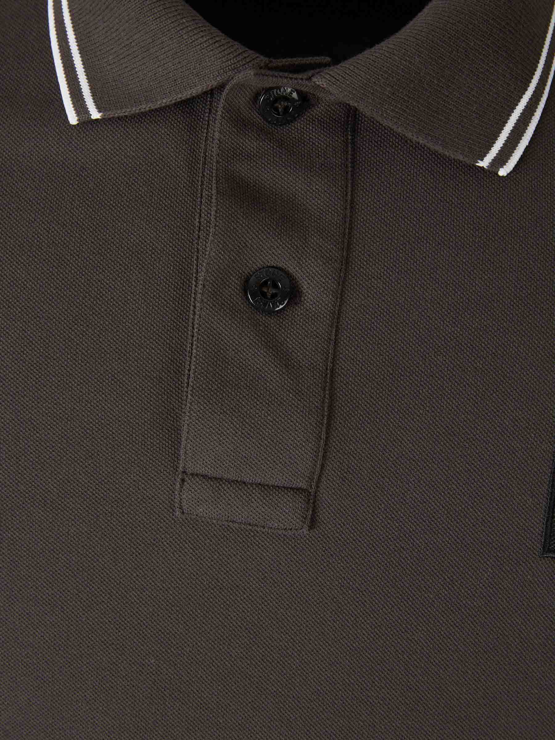Оригінальна Long Sleeve Polo Stone island – детальний вид