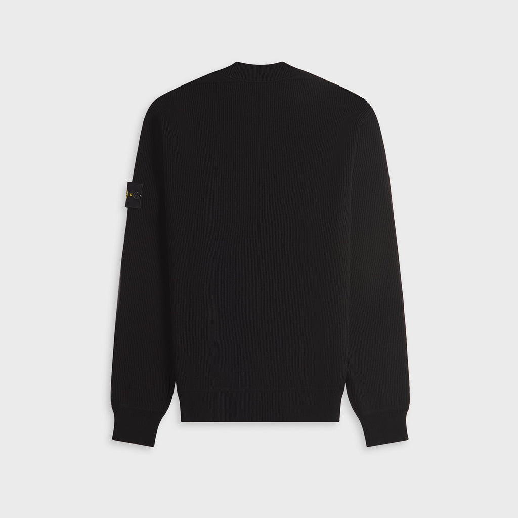 Maglieria Crewneck Black Stone island – Гарантія оригінальності – вид ззаду