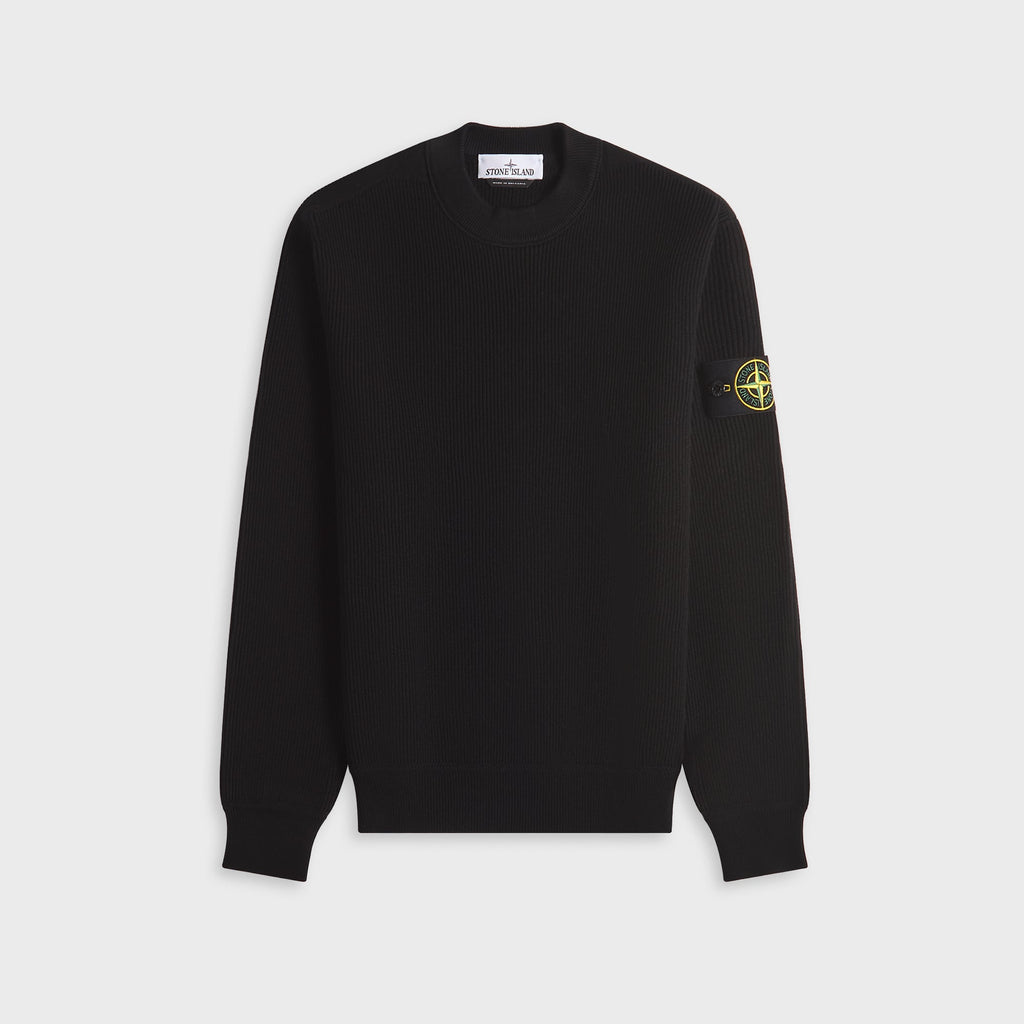 Maglieria Crewneck Black Stone island – Гарантія оригінальності – боковий вид