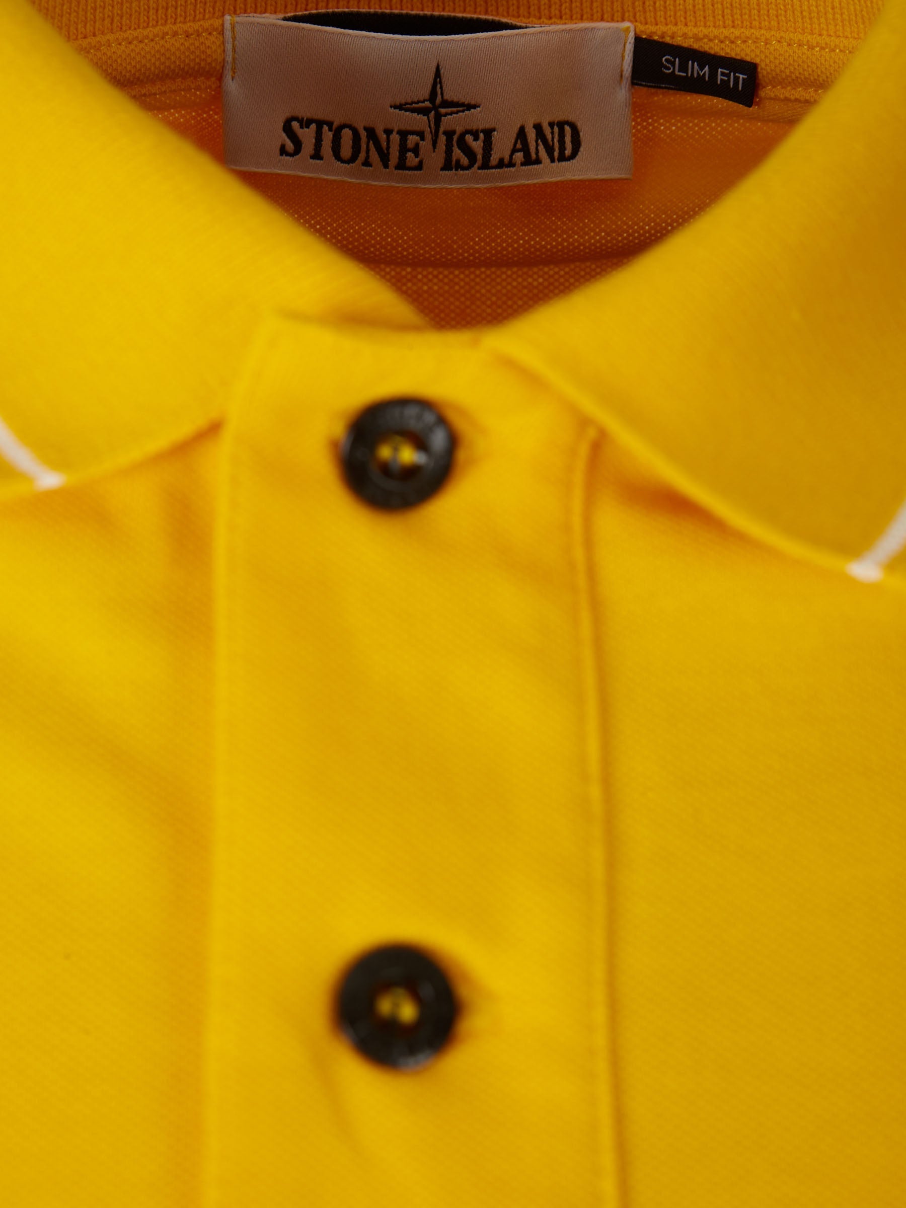Cotton Piqué Polo Stone island оригінал – Купити в Україні – боковий вид