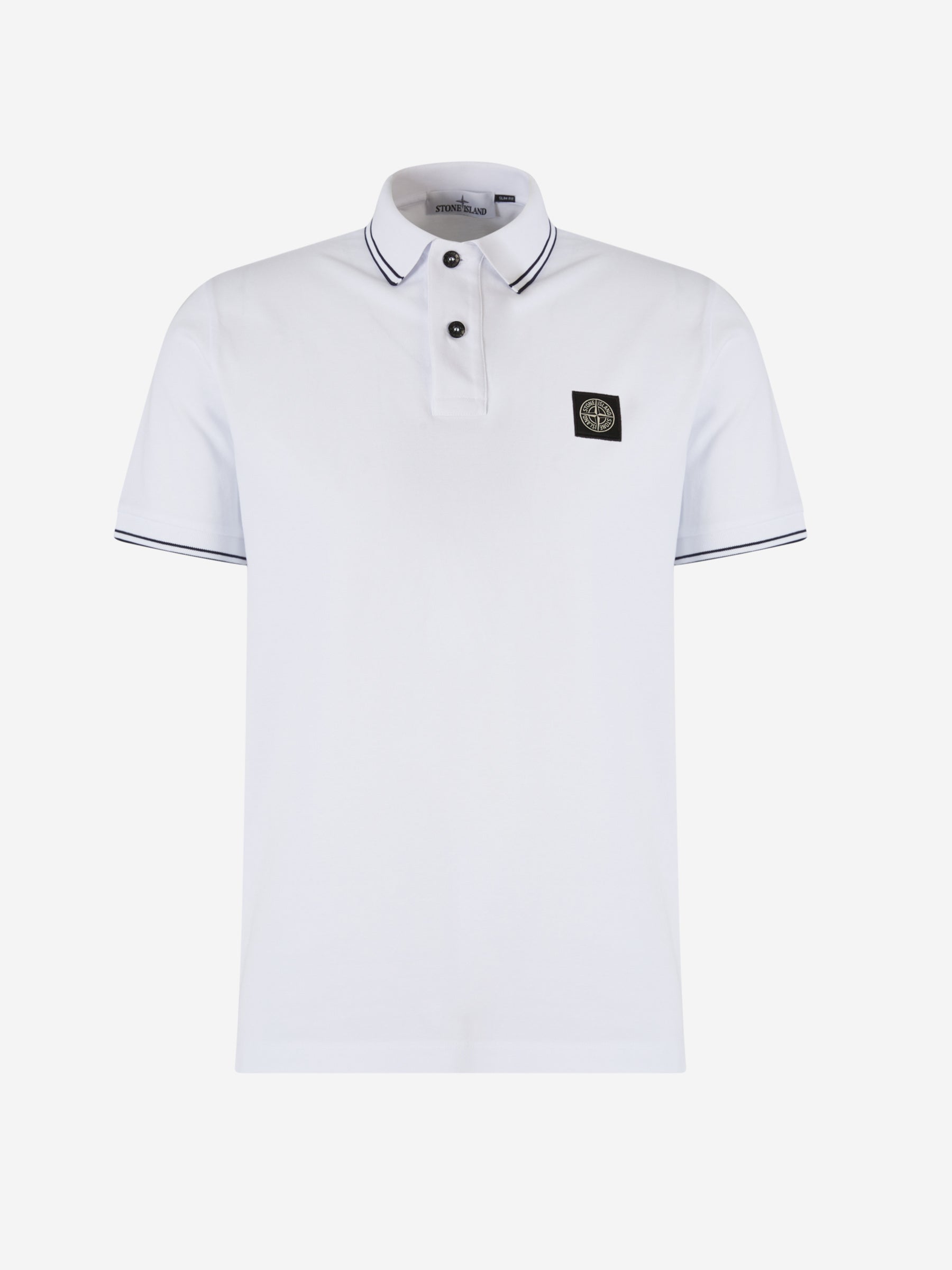 Polo Piqué Detalle Rayas Stone island оригінал – Купити в Україні – боковий вид