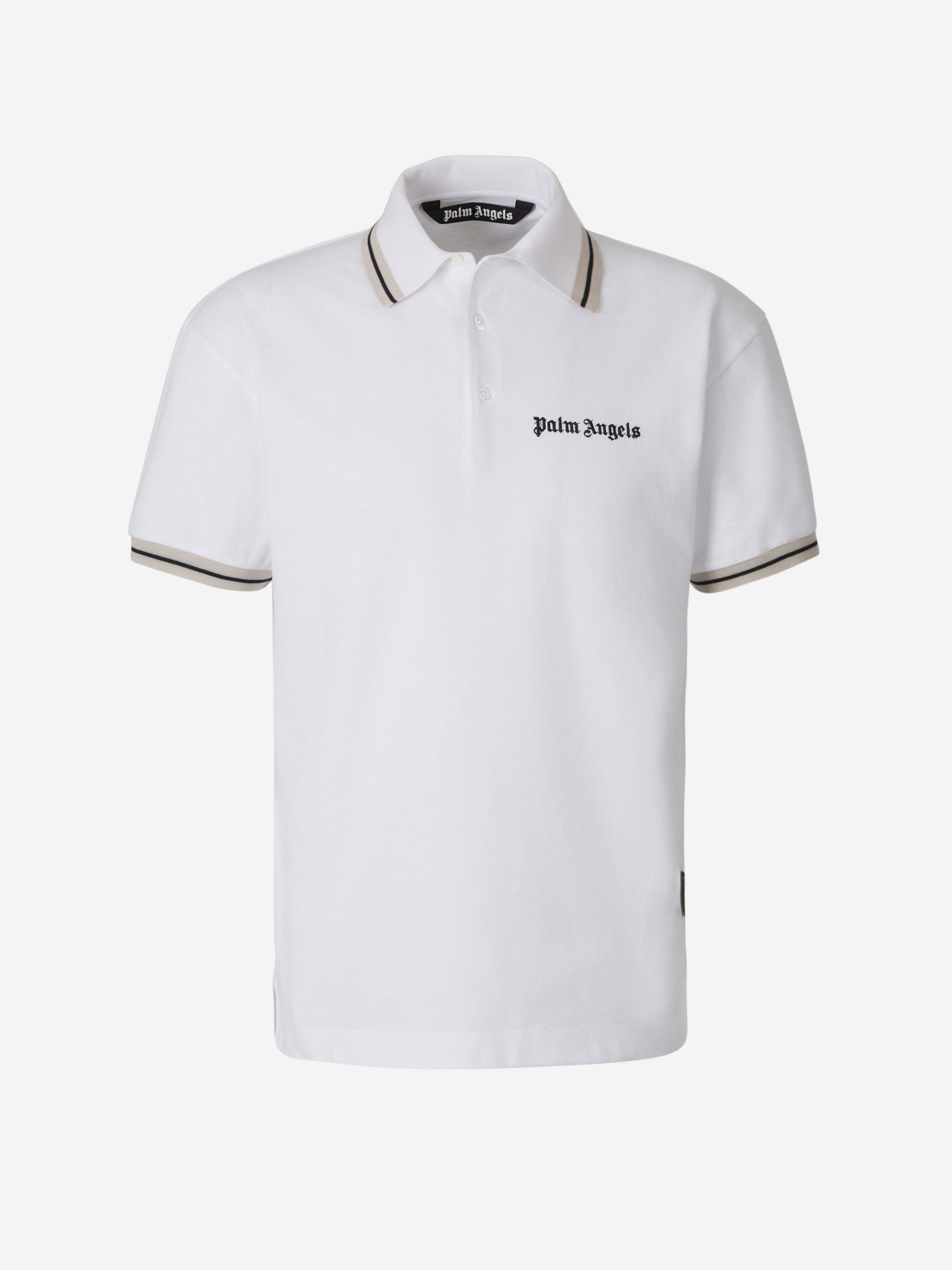 Polo Piqué Logo Palm angels – Гарантія оригінальності – боковий вид