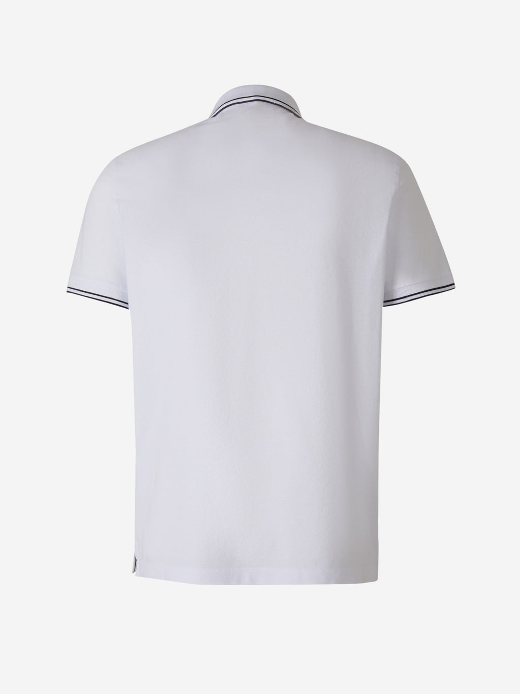 Оригінальна Piqué Polo Striped Detail Stone island – вид ззаду