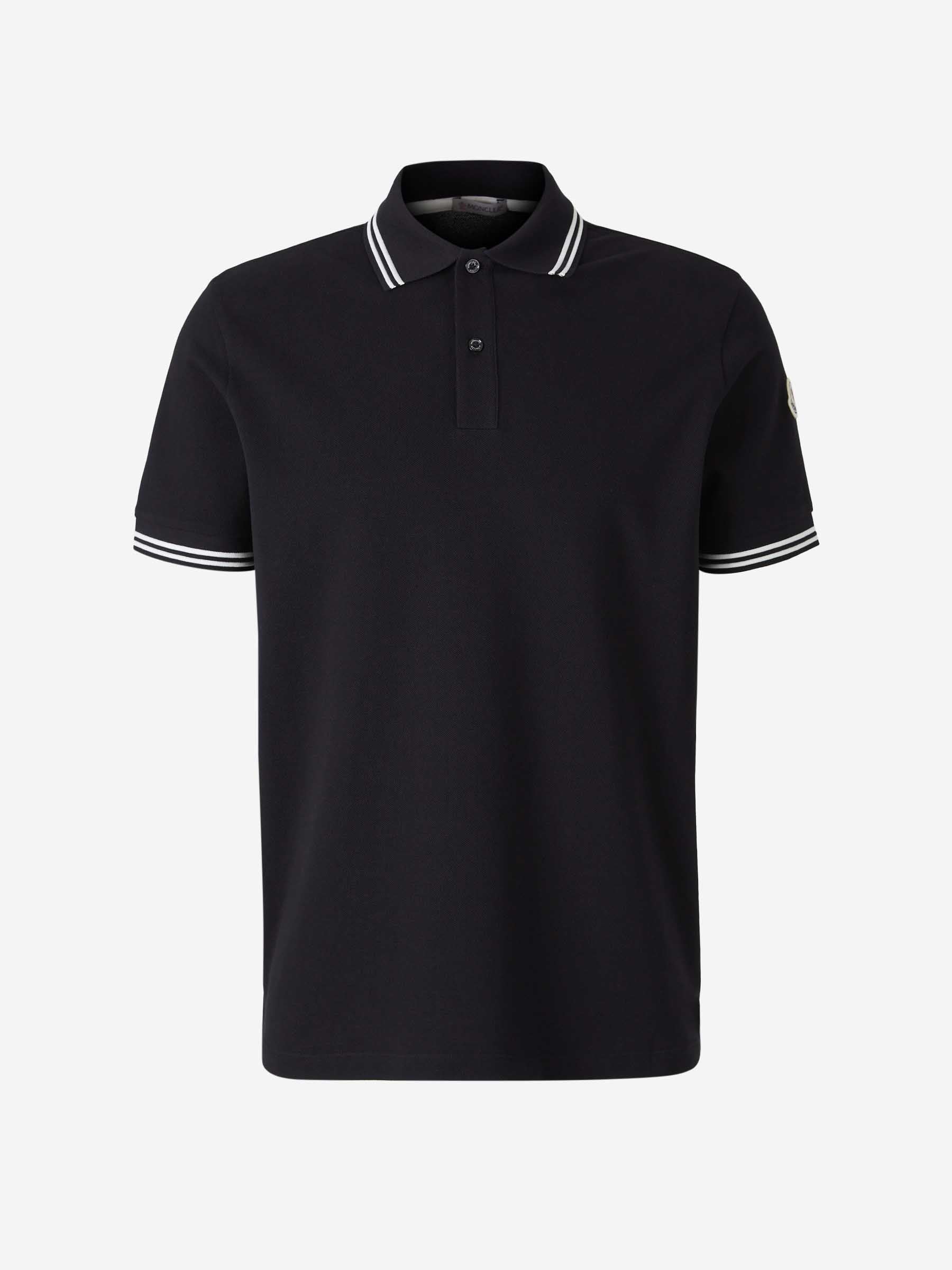 Polo Logo Cotton Moncler оригінал – Купити в Україні – боковий вид