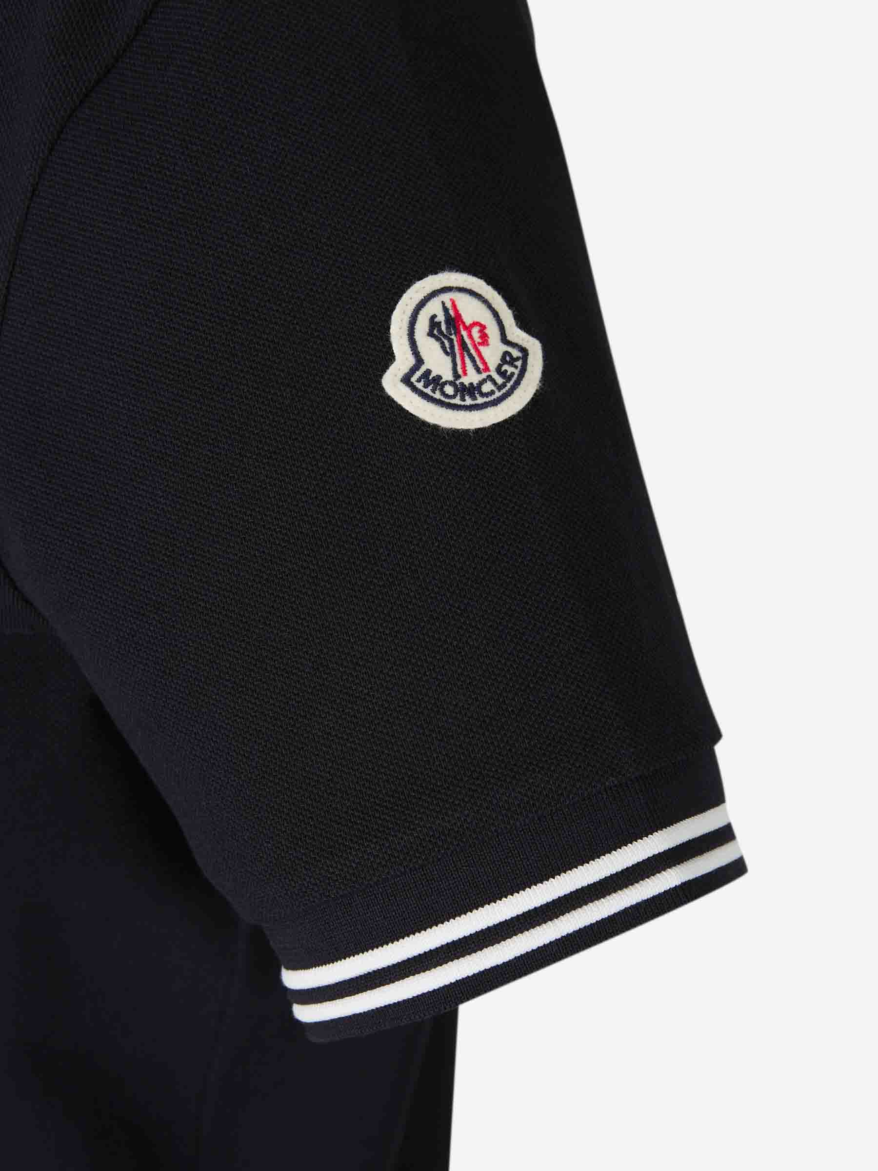 Polo Logo Cotton Moncler оригінал – Купити в Україні – збільшений вид