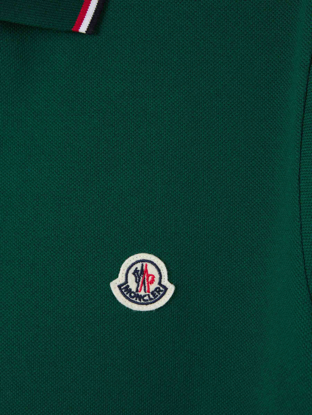 Оригінальна Tricolor Cotton Polo Moncler – збільшений вид