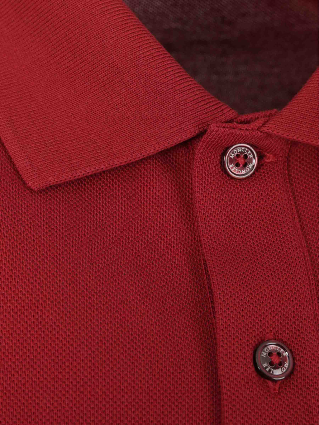 Оригінальна Piqué Patch Polo Moncler – вид ззаду
