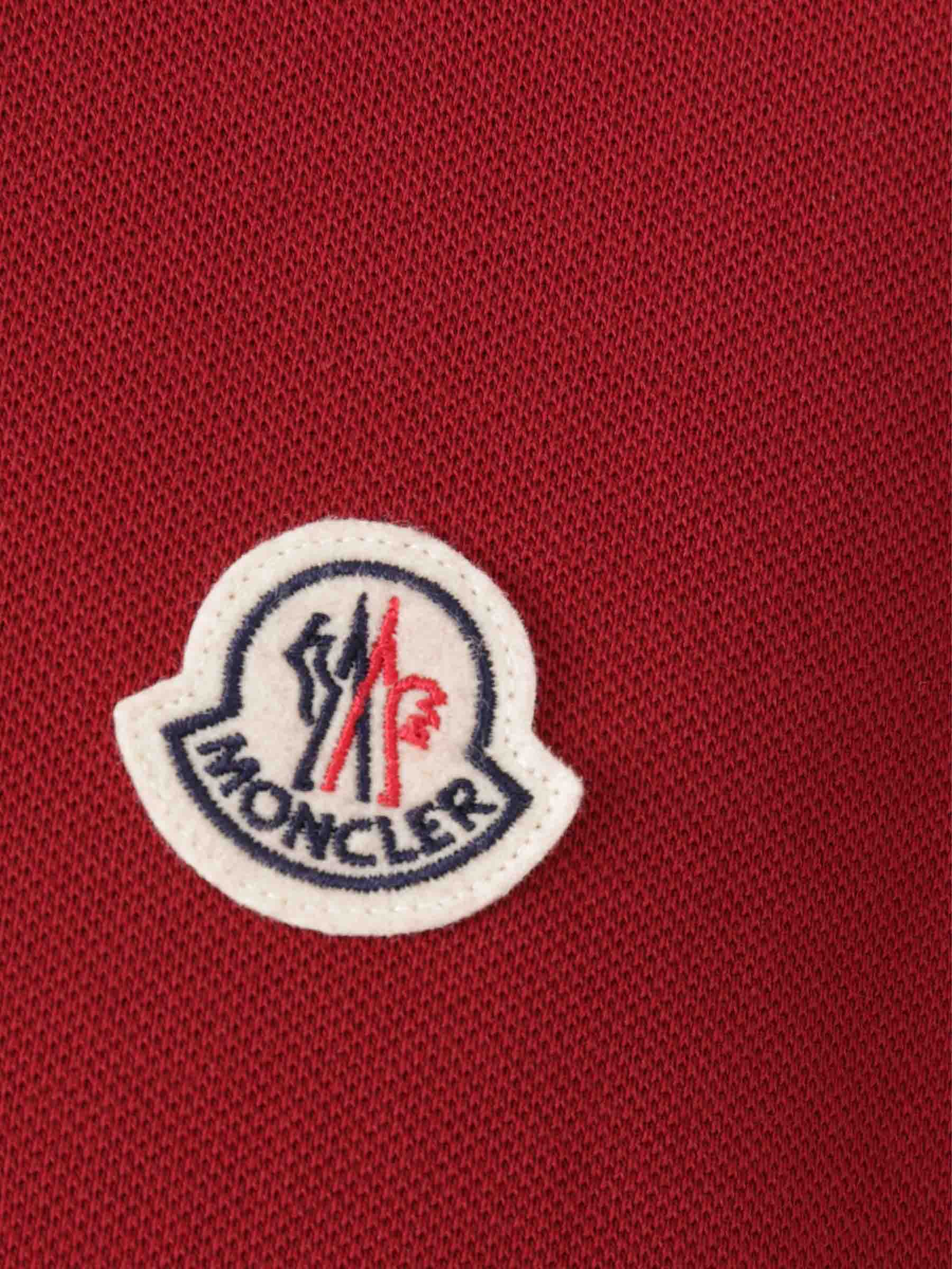 Оригінальна Piqué Patch Polo Moncler – детальний вид