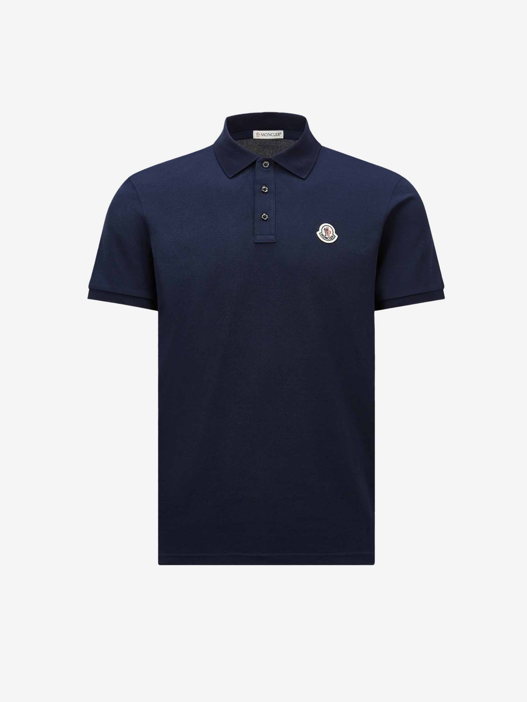 Оригінальна Piqué Patch Polo Moncler – боковий вид