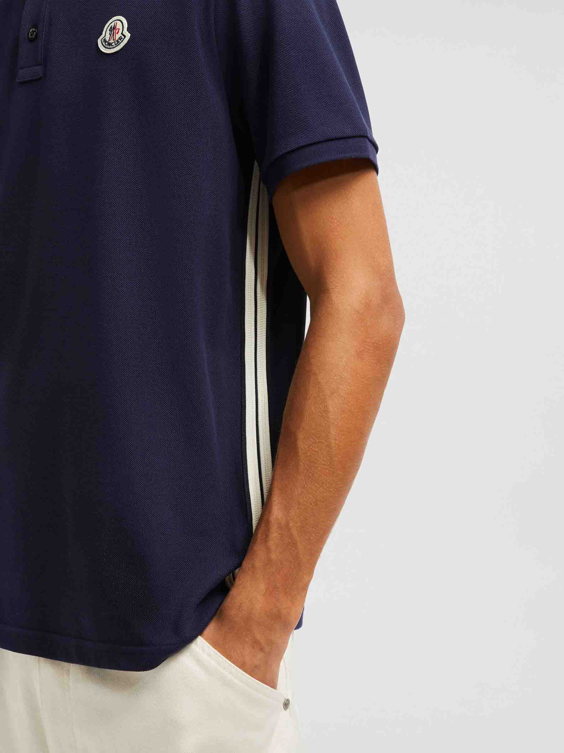 Оригінальна Piqué Patch Polo Moncler – збільшений вид