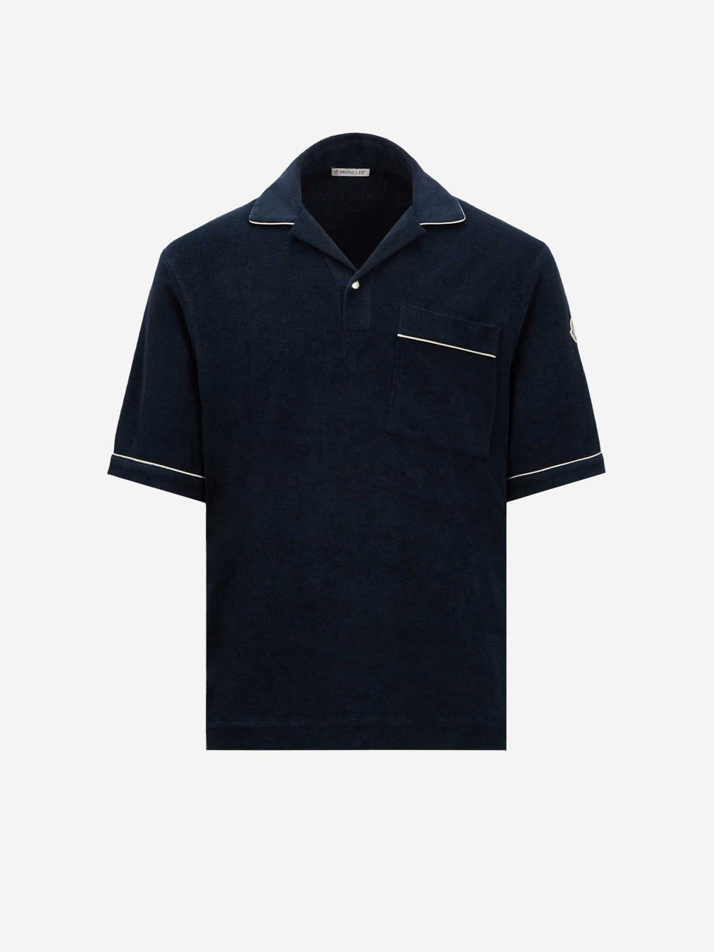 Cotton Terry Polo Moncler оригінал – Купити в Україні – боковий вид