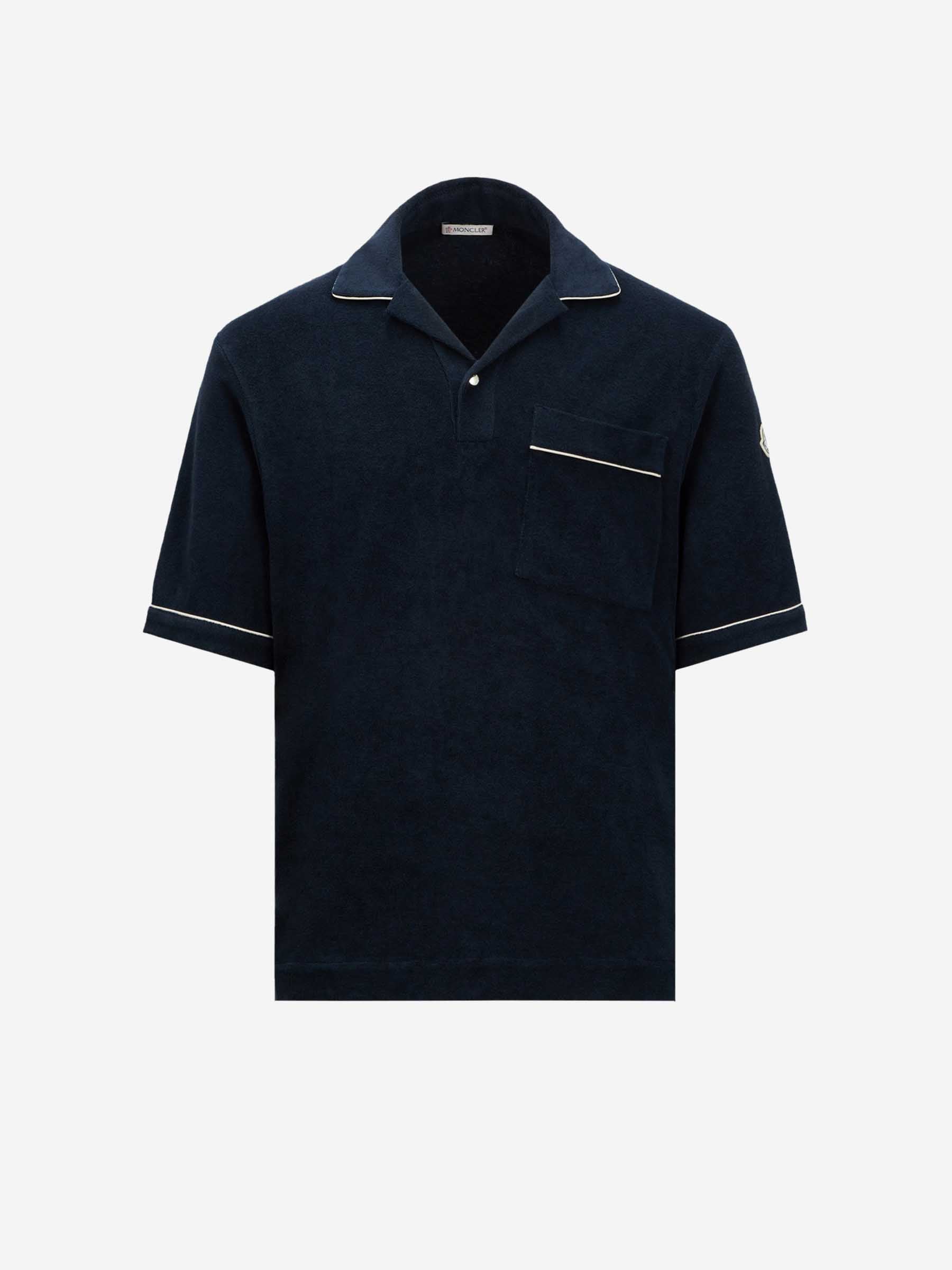 Cotton Terry Polo Moncler оригінал – Купити в Україні – боковий вид