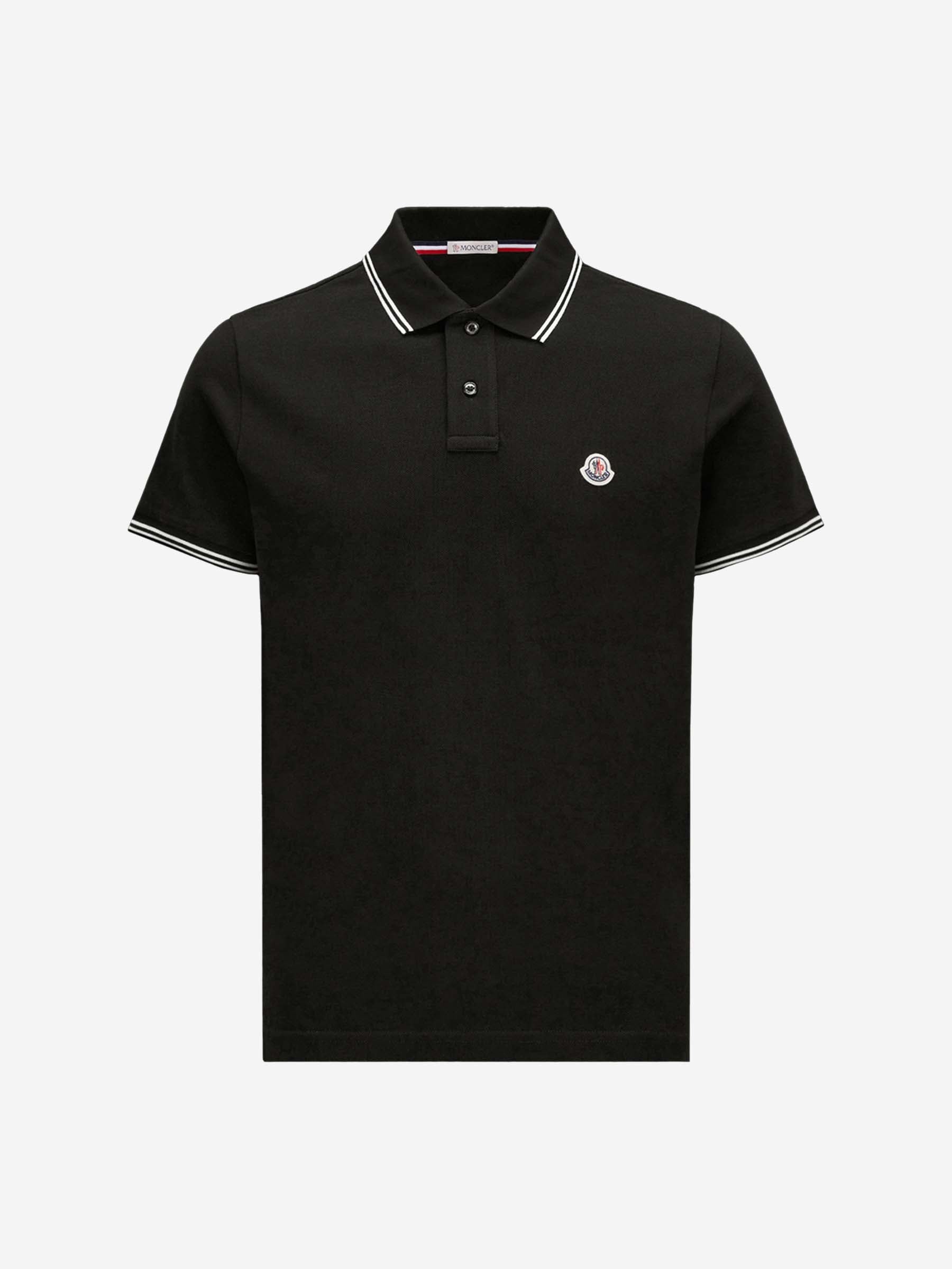 Оригінальна Cotton Piqué Polo Moncler – боковий вид