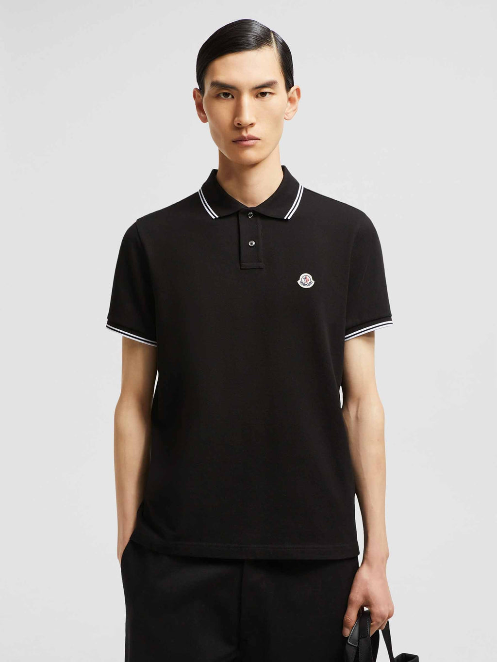 Оригінальна Cotton Piqué Polo Moncler – вид ззаду