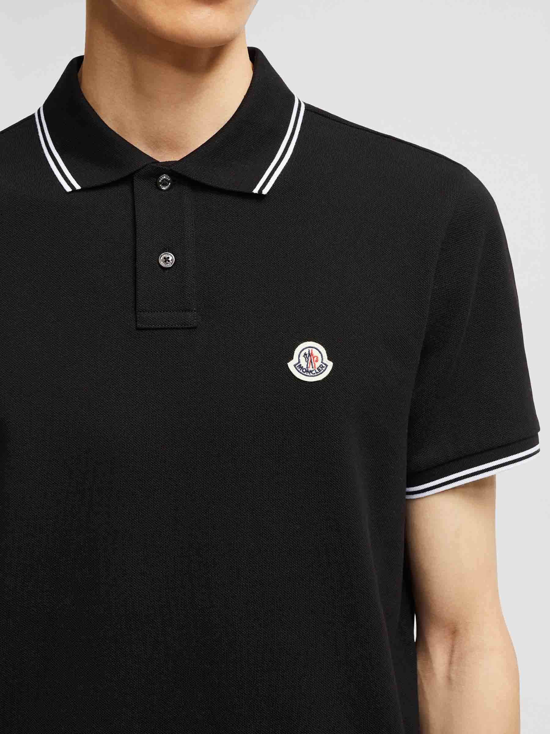Оригінальна Cotton Piqué Polo Moncler – збільшений вид