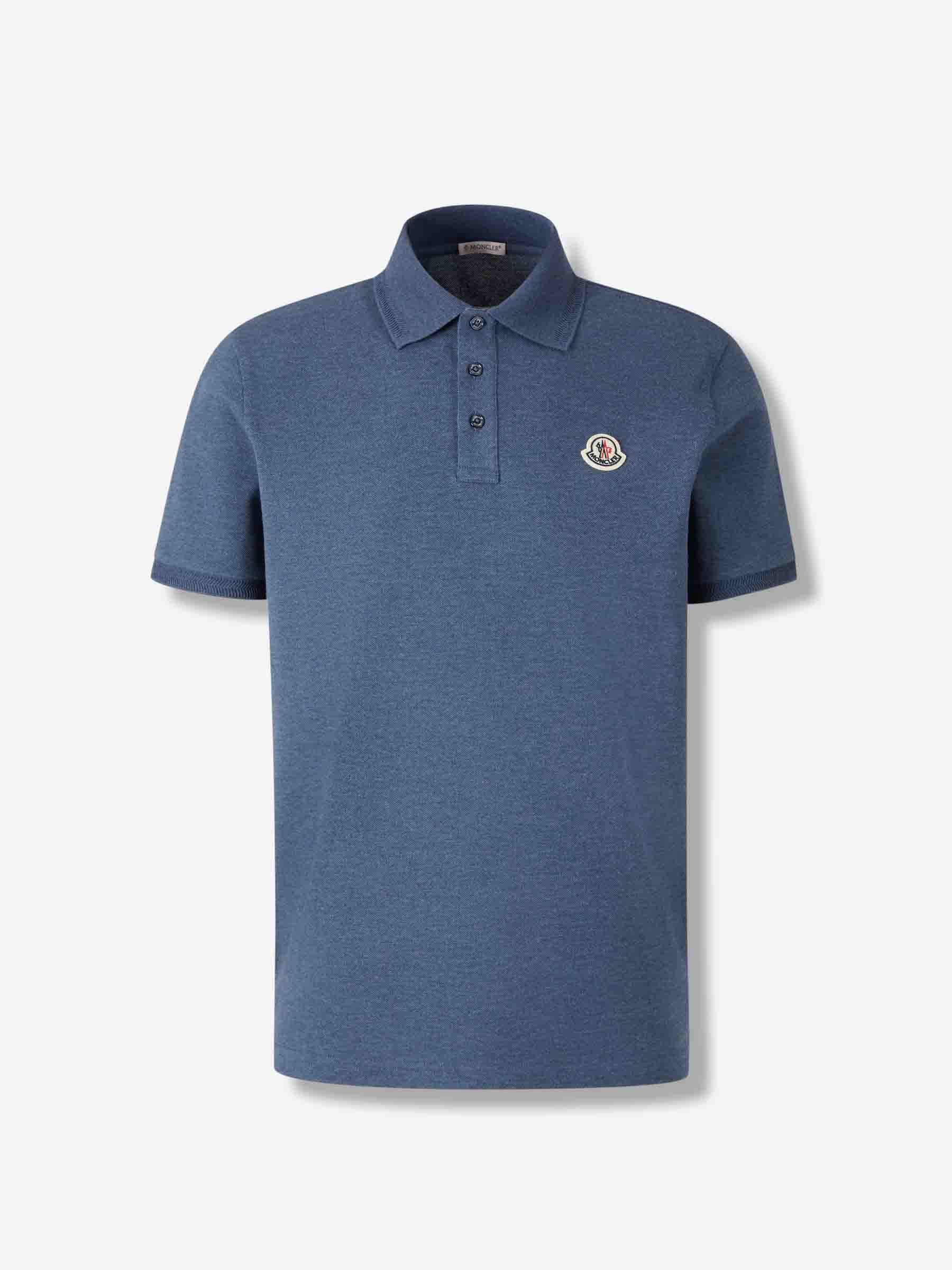 Polo Piqué Cotton Moncler – Гарантія оригінальності – боковий вид