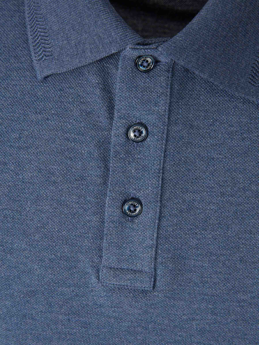 Polo Piqué Cotton Moncler – Гарантія оригінальності – детальний вид